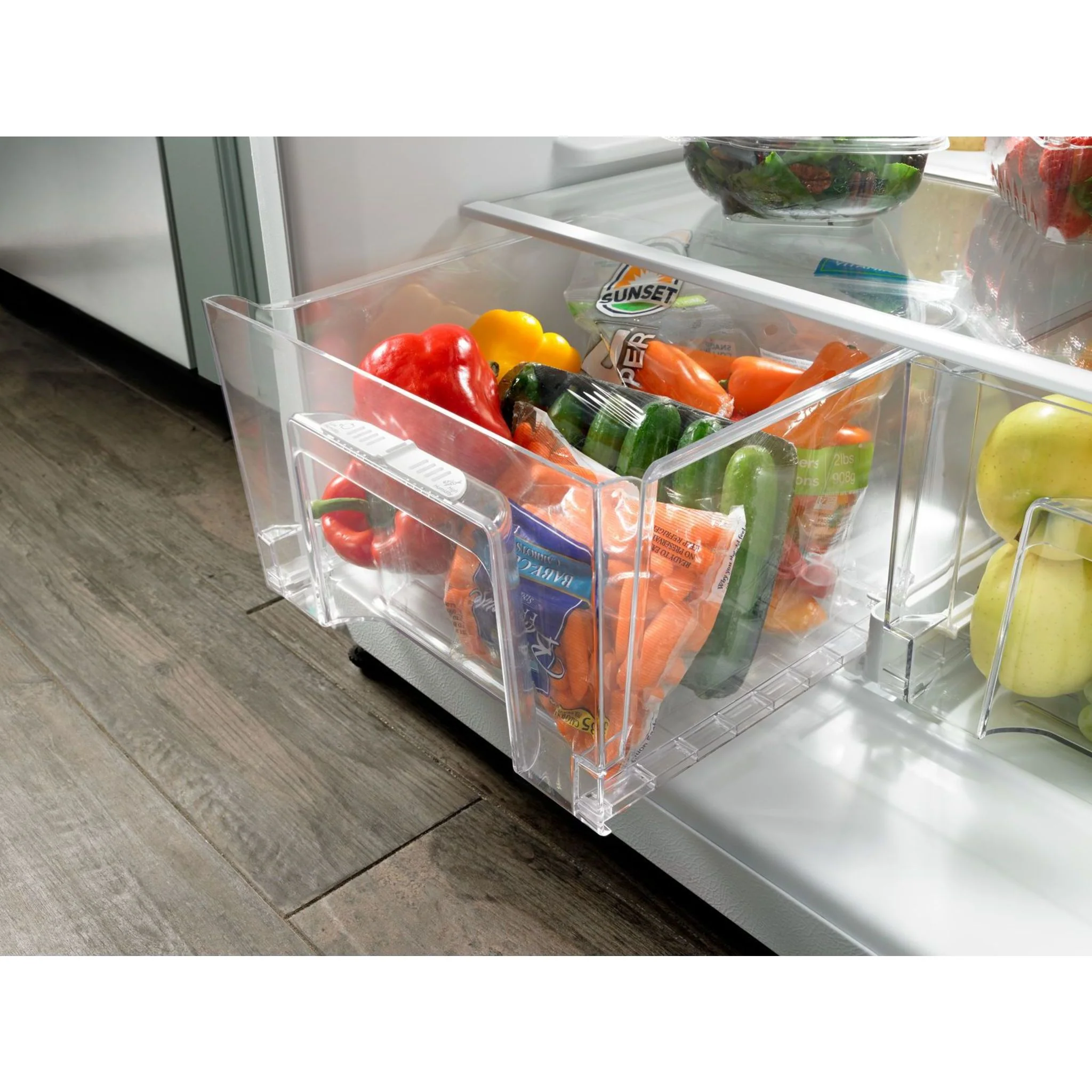 Amana  18 cu.ft. Top-Freezer Refrigerator with Electronic Temperature Controls - White (ART318FFDW) - Image 12