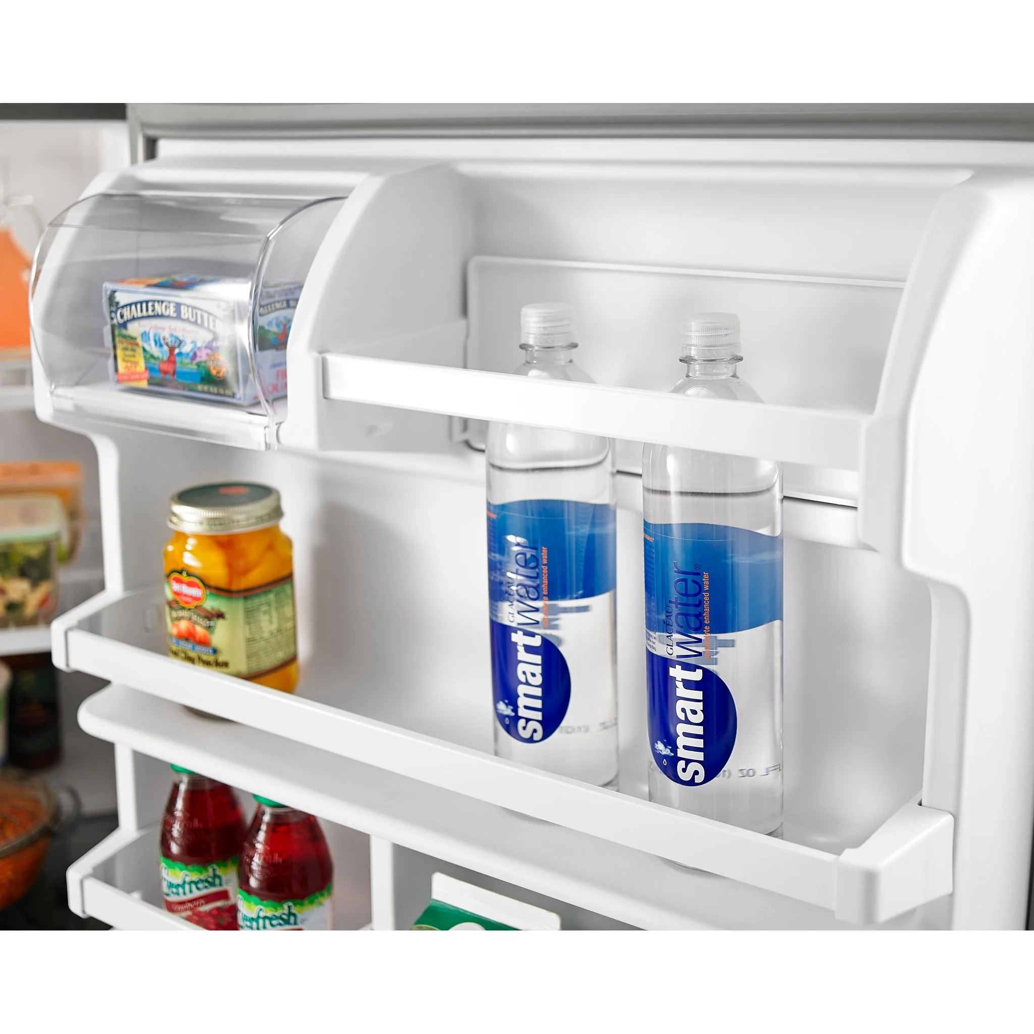 Amana  18 cu.ft. Top-Freezer Refrigerator with Electronic Temperature Controls - White (ART318FFDW) - Image 3