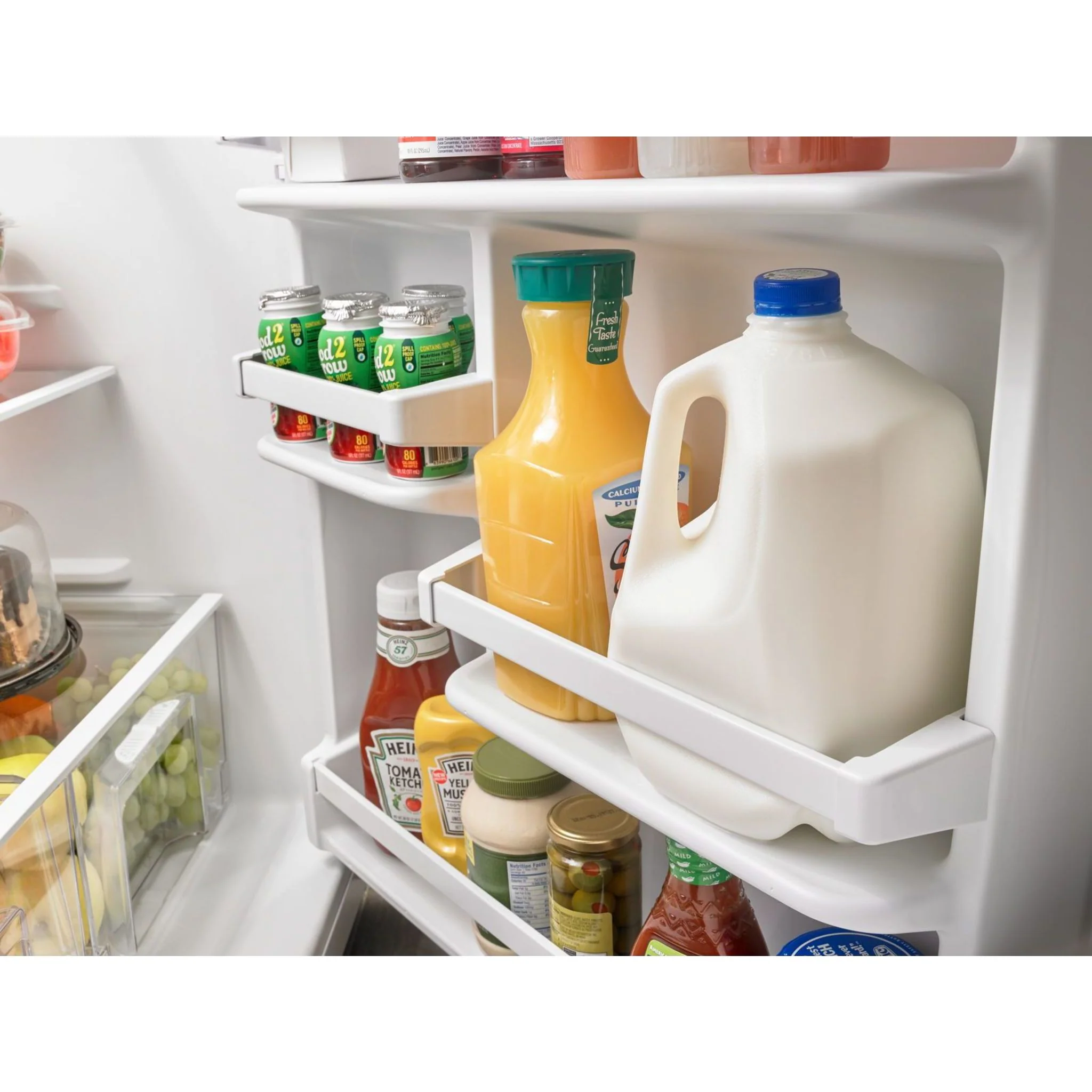 Amana  18 cu.ft. Top-Freezer Refrigerator with Electronic Temperature Controls - White (ART318FFDW) - Image 5