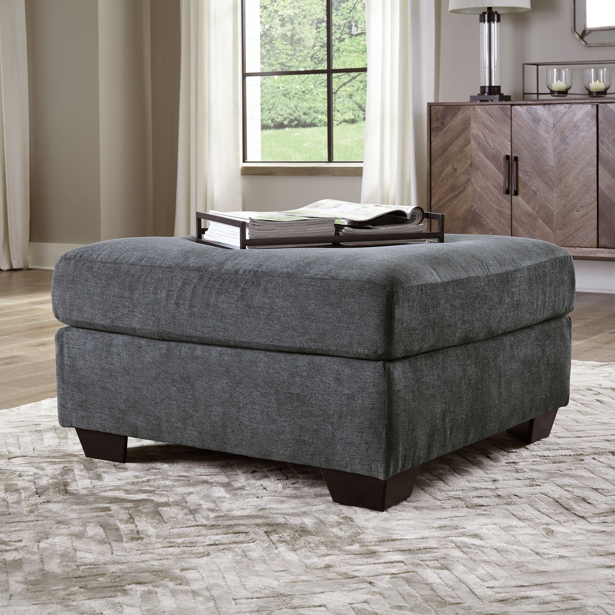 Ambrielle Oversized Accent Ottoman - Image 2
