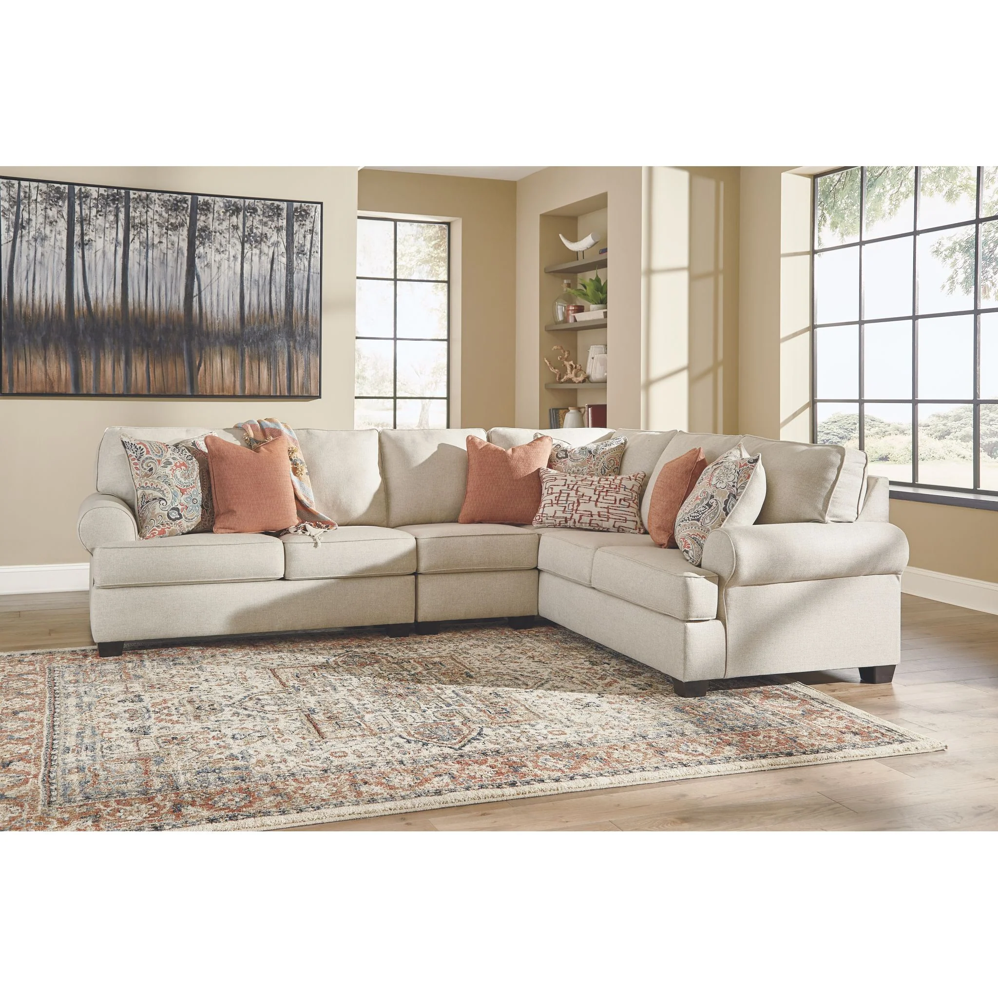 Amici 3 Piece Sectional - Image 2
