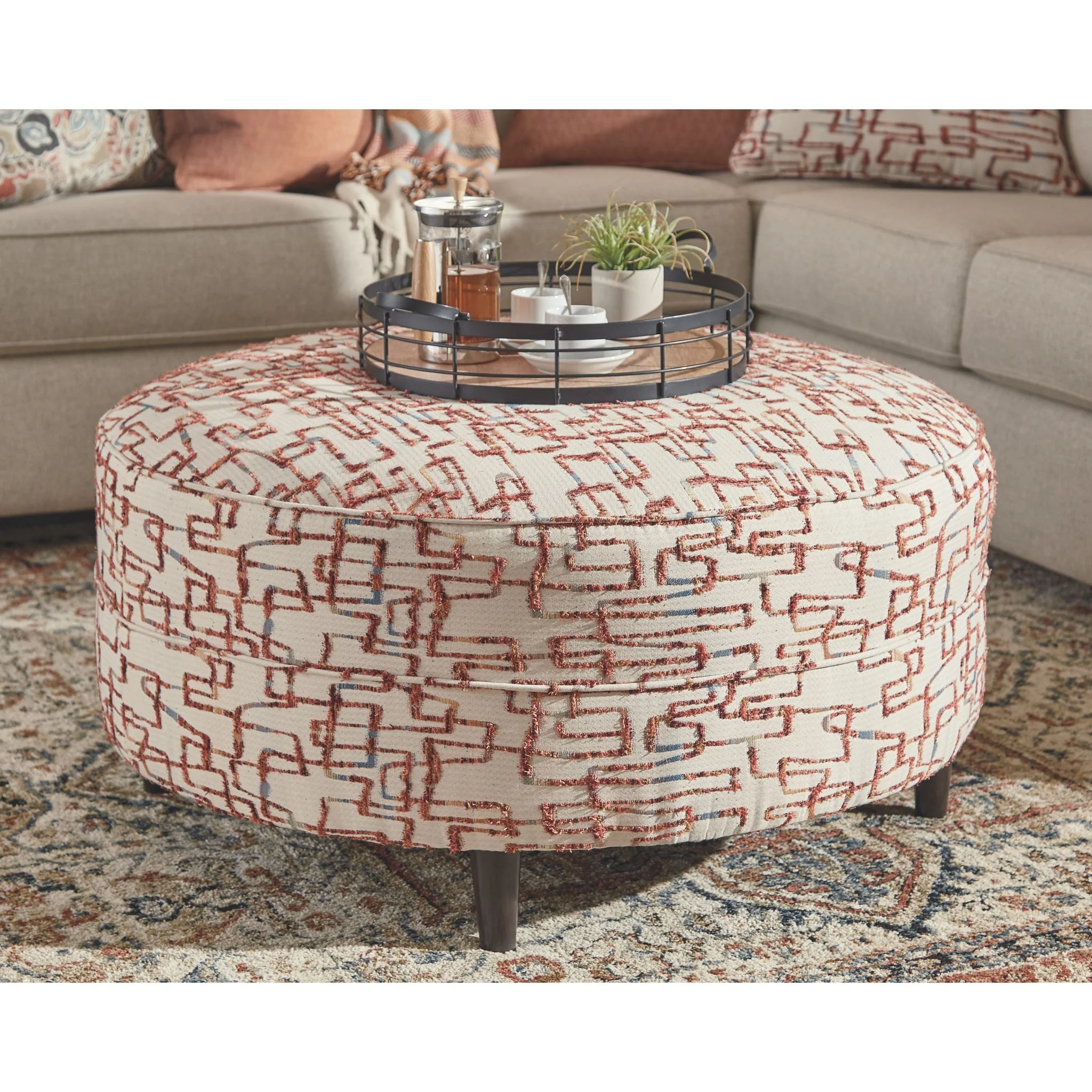 Amici Oversized Accent Ottoman - Image 2