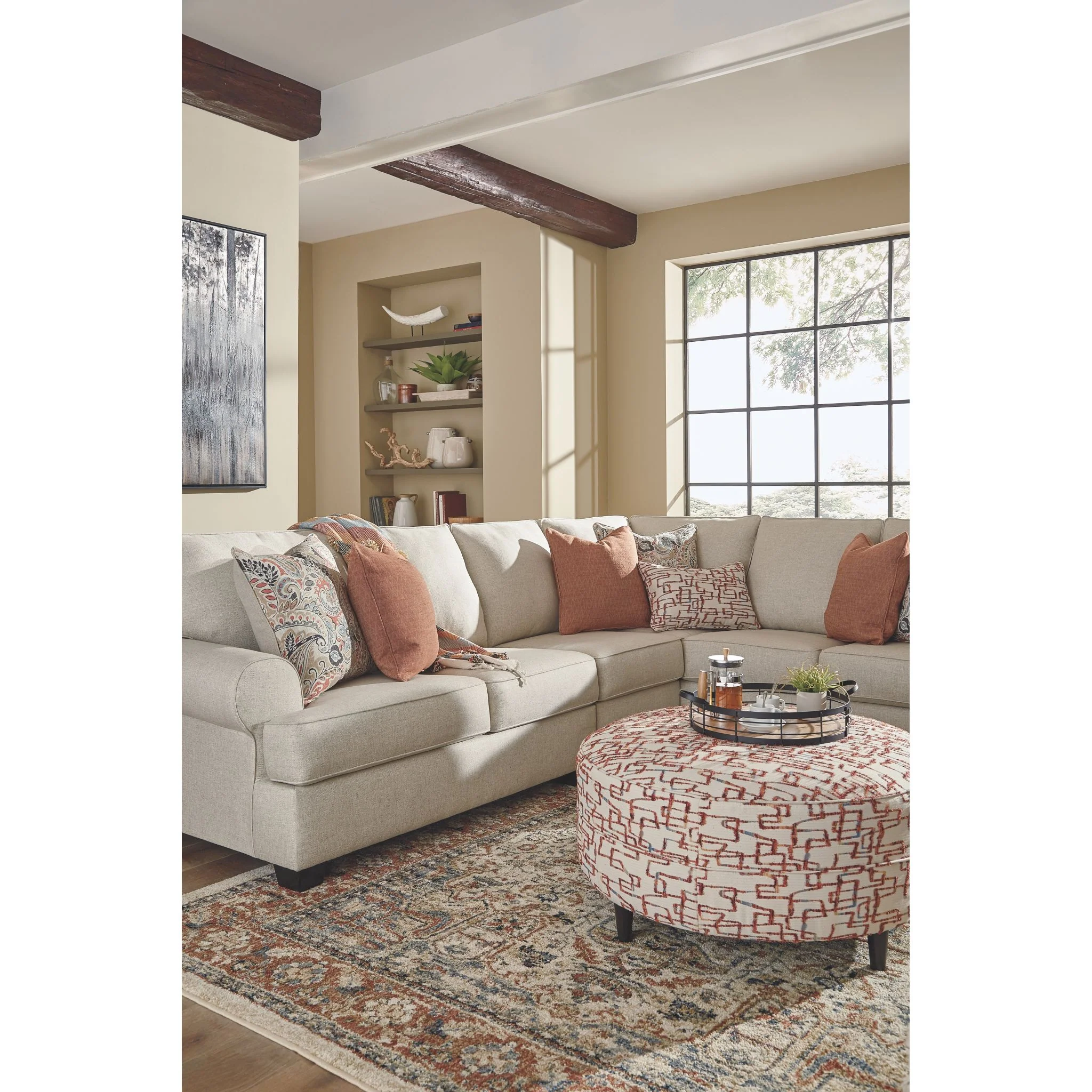 Amici Oversized Accent Ottoman - Image 4