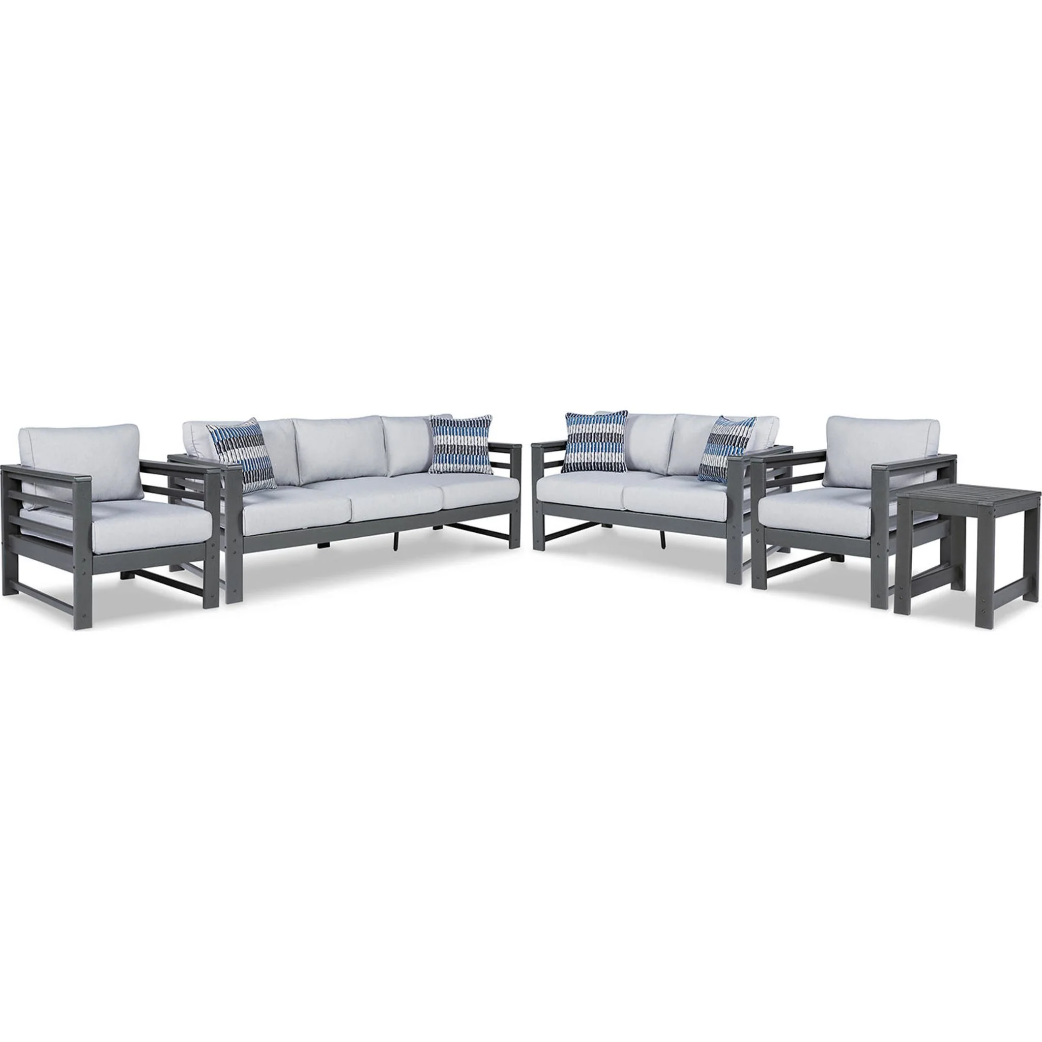 Amora 5 Piece Outdoor Seating - Image 8