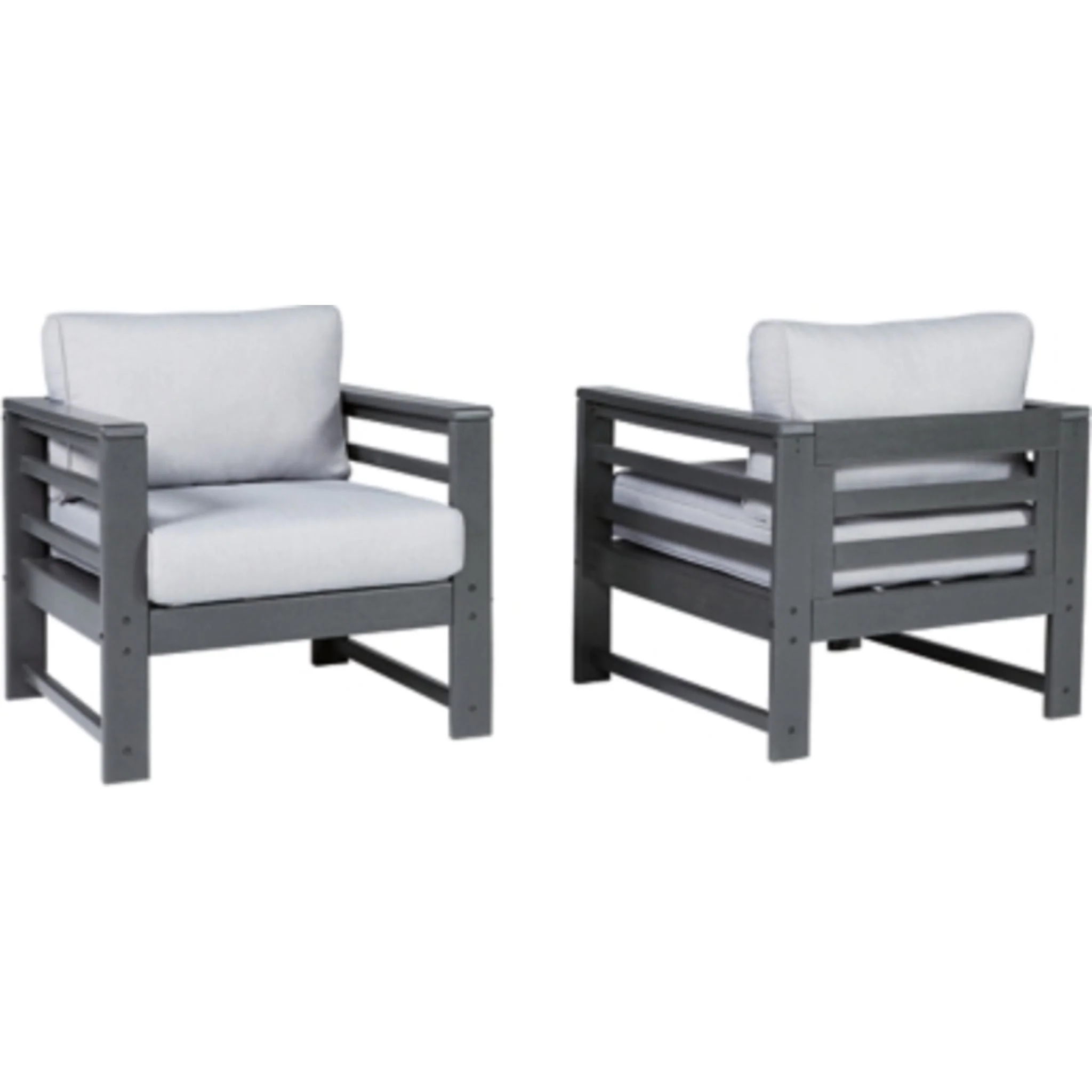 Amora Outdoor Lounge Chair with Cushion (set of 2) - Image 3
