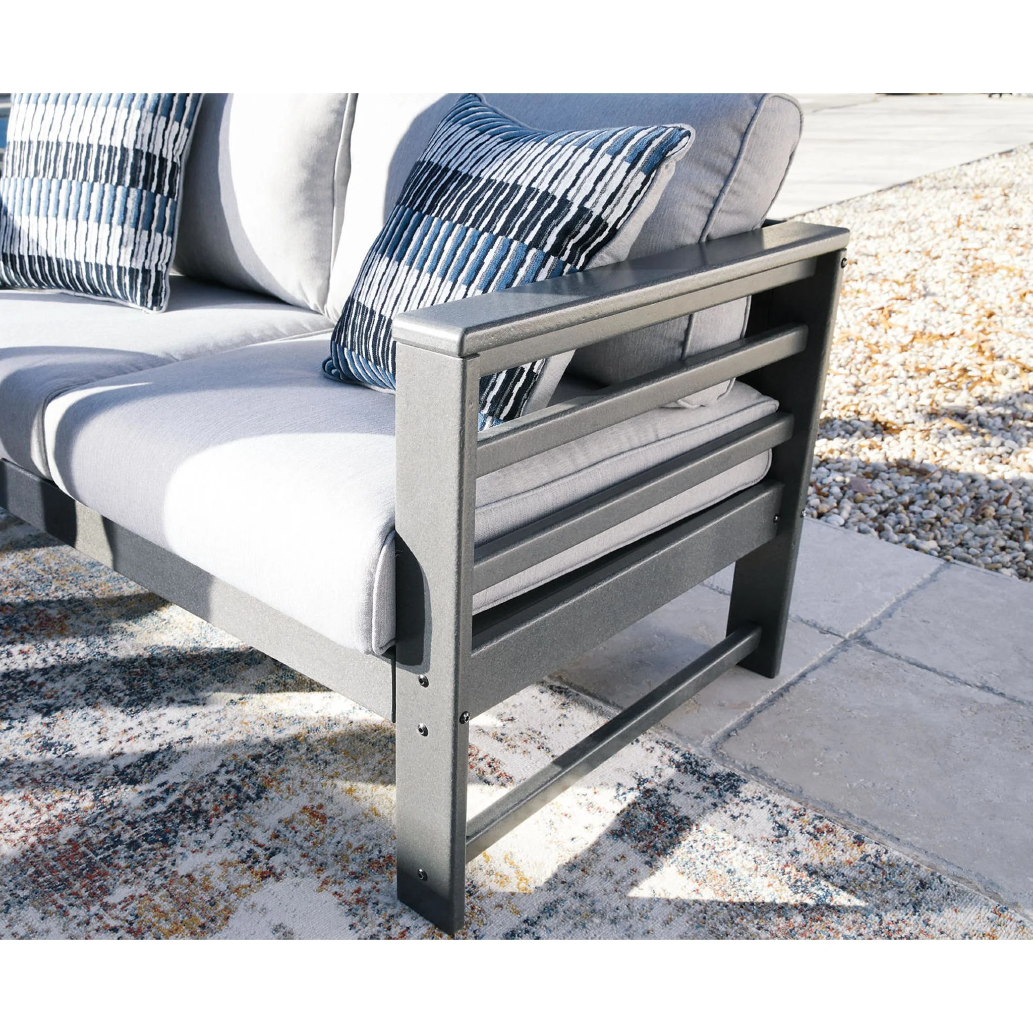 Amora Outdoor Loveseat with Cushion - Image 7