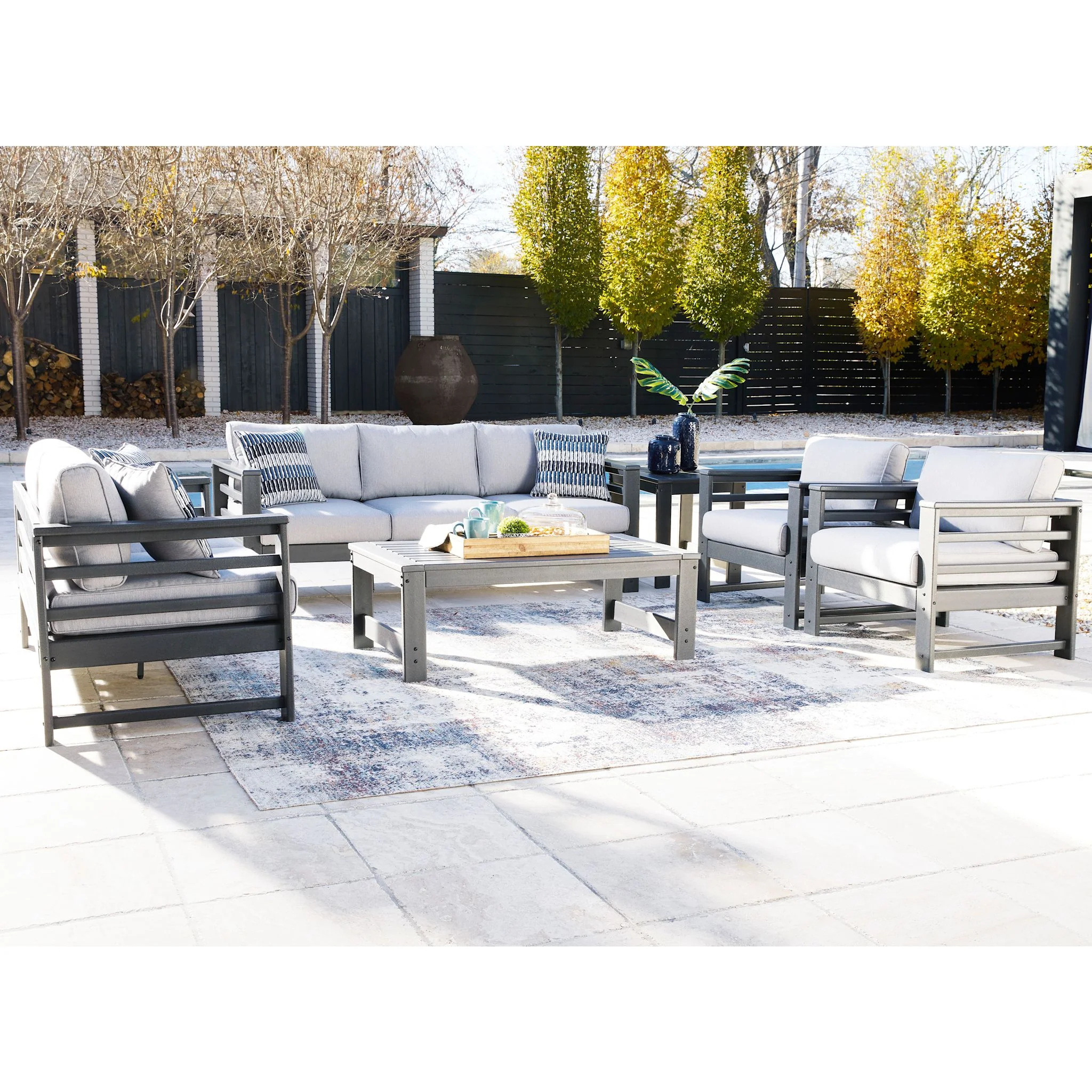 Amora Outdoor Sofa with Cushion - Image 12