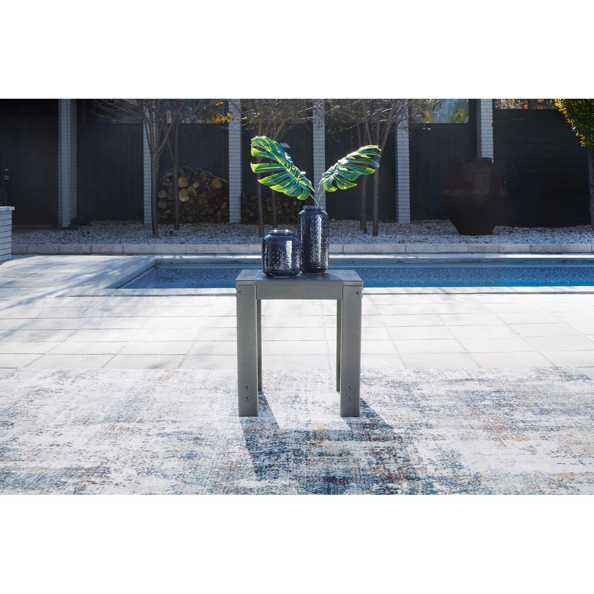 Amora Outdoor Square End Table - Image 2