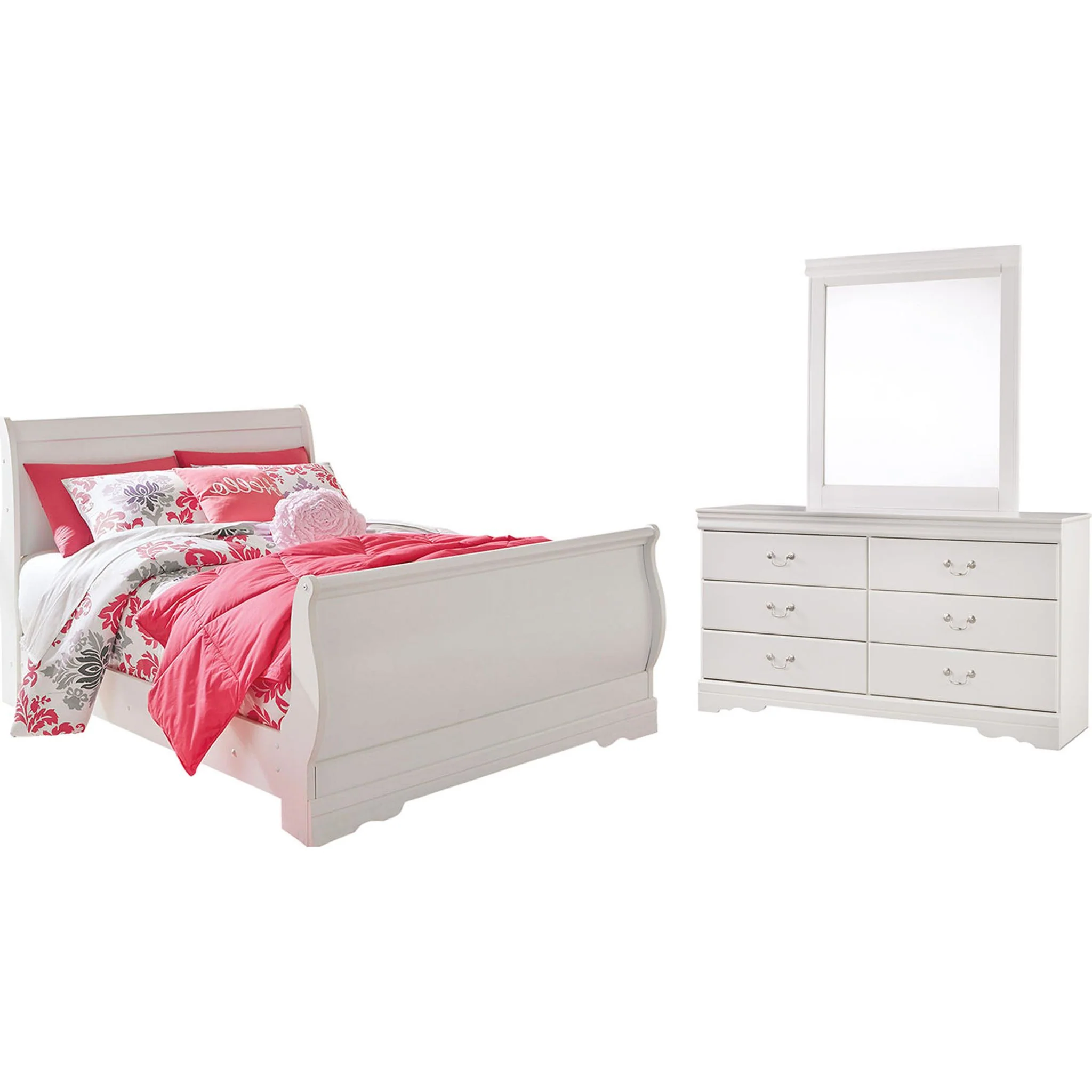 Anarasia 5 Piece Sleigh Bedroom - Image 15