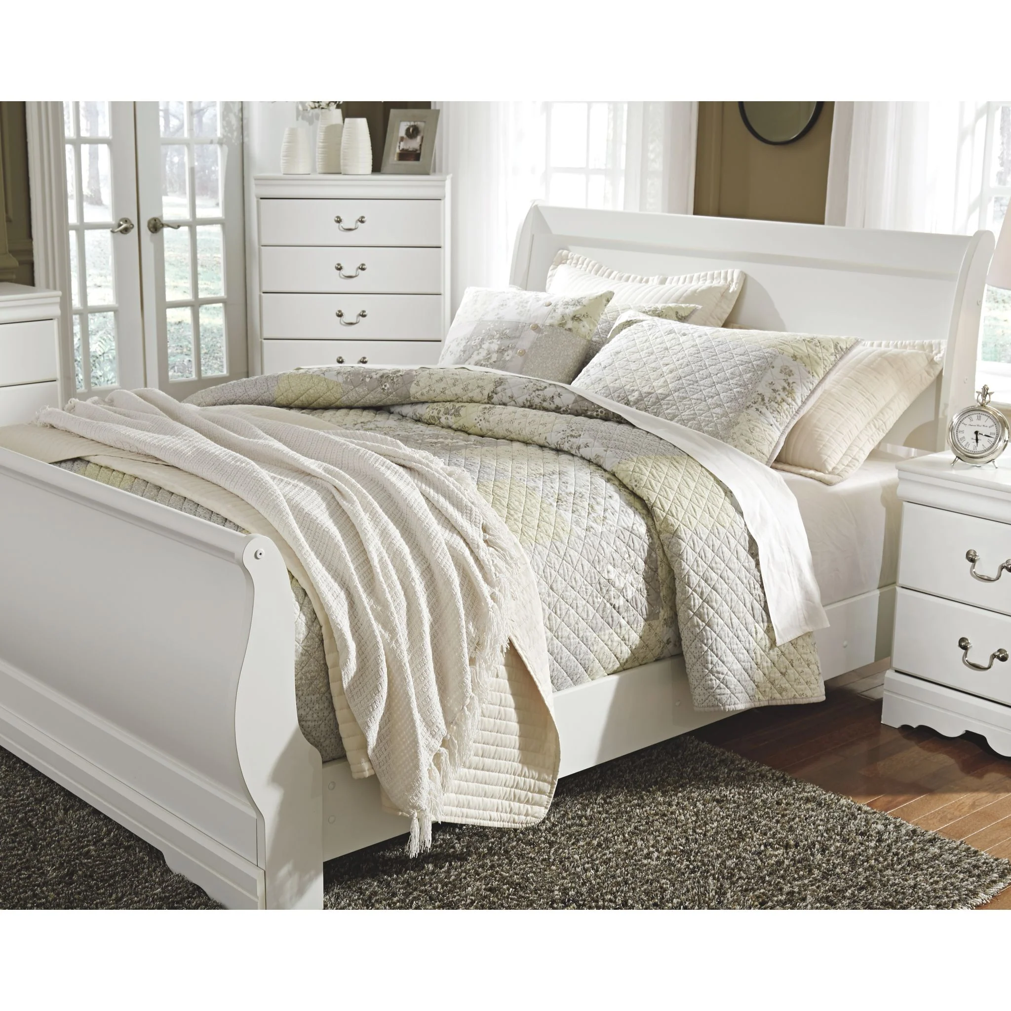 Anarasia Queen Sleigh Headboard - Image 4