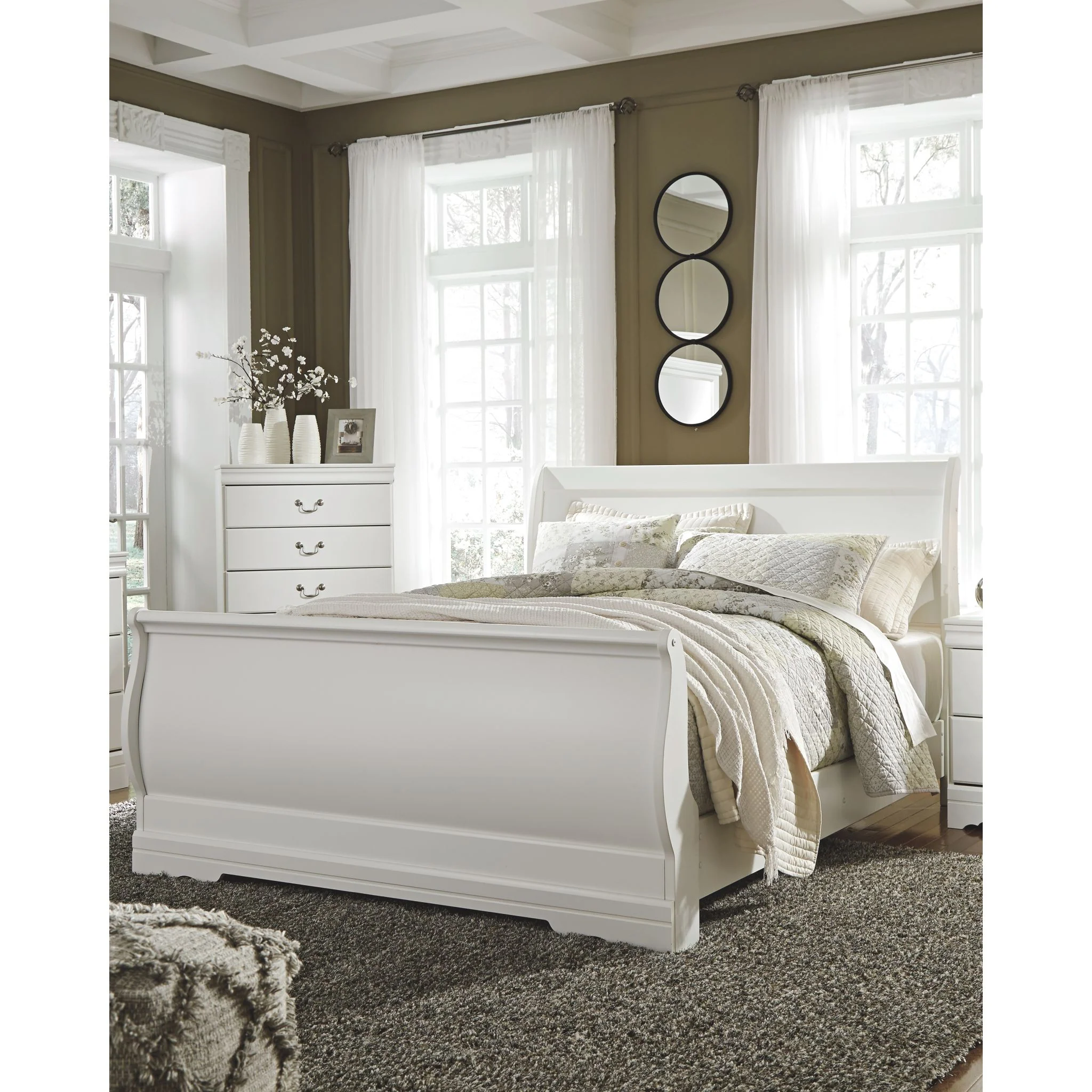 Anarasia Queen Sleigh Headboard - Image 5
