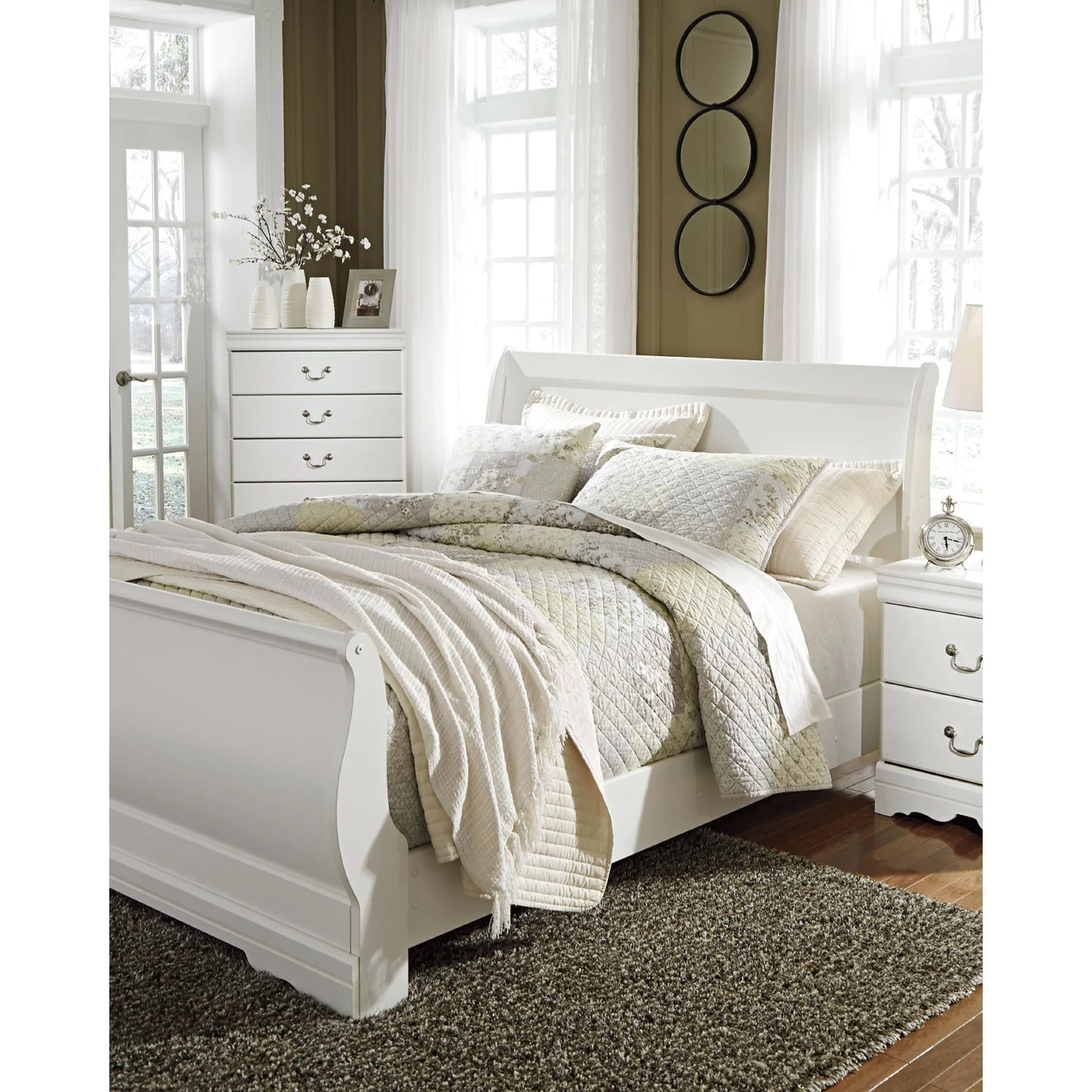 Anarasia Queen Sleigh Headboard - Image 8