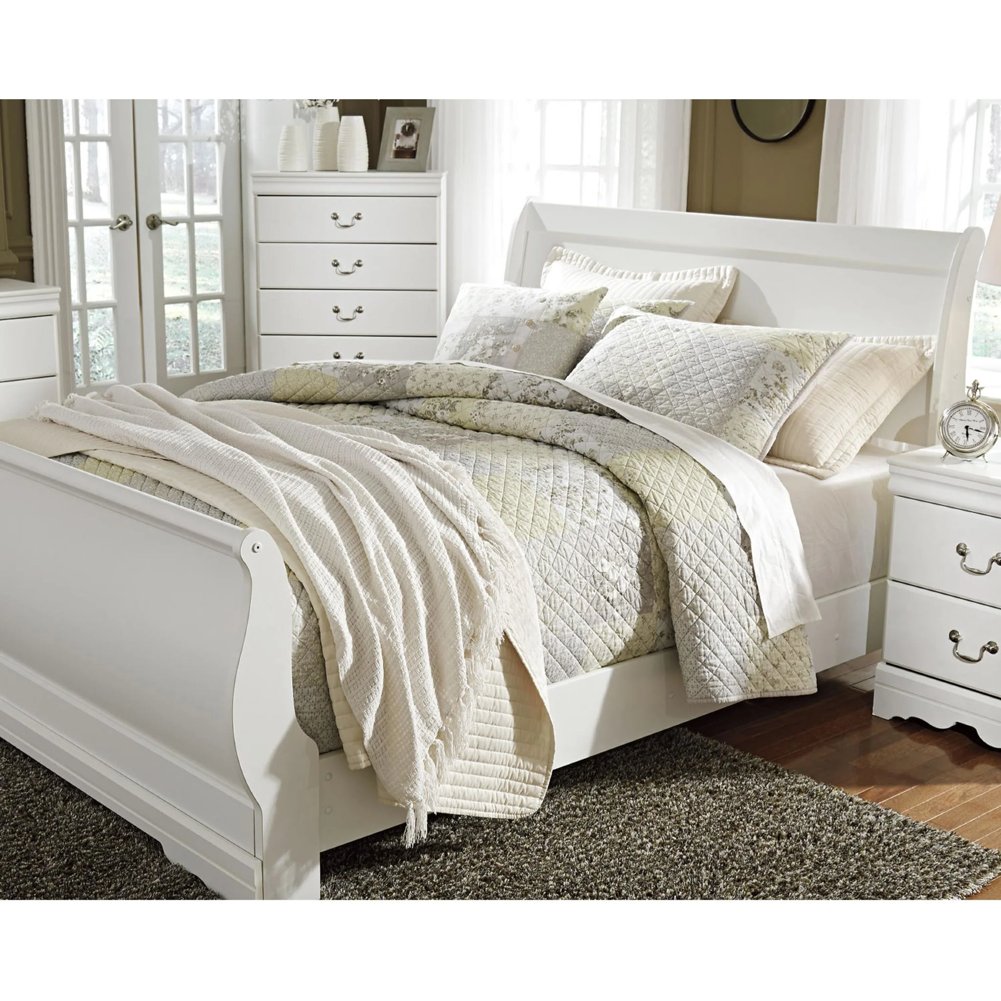 Anarasia Queen Sleigh Headboard - Image 9