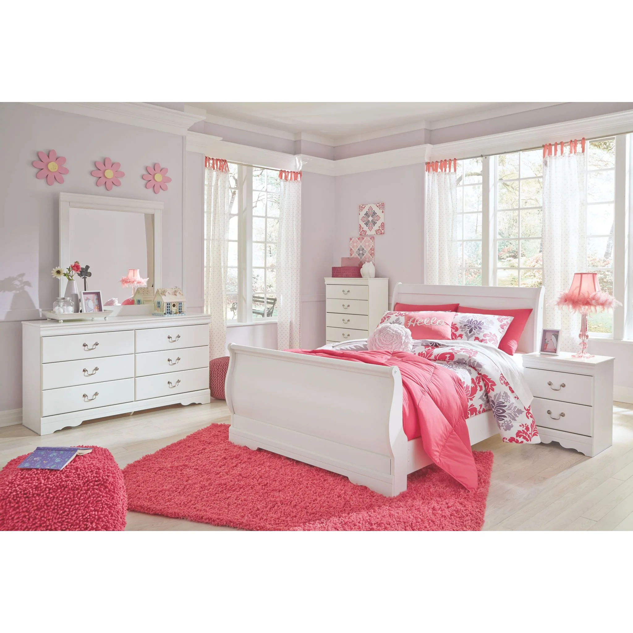 Anarasia Sleigh Bed - Image 10