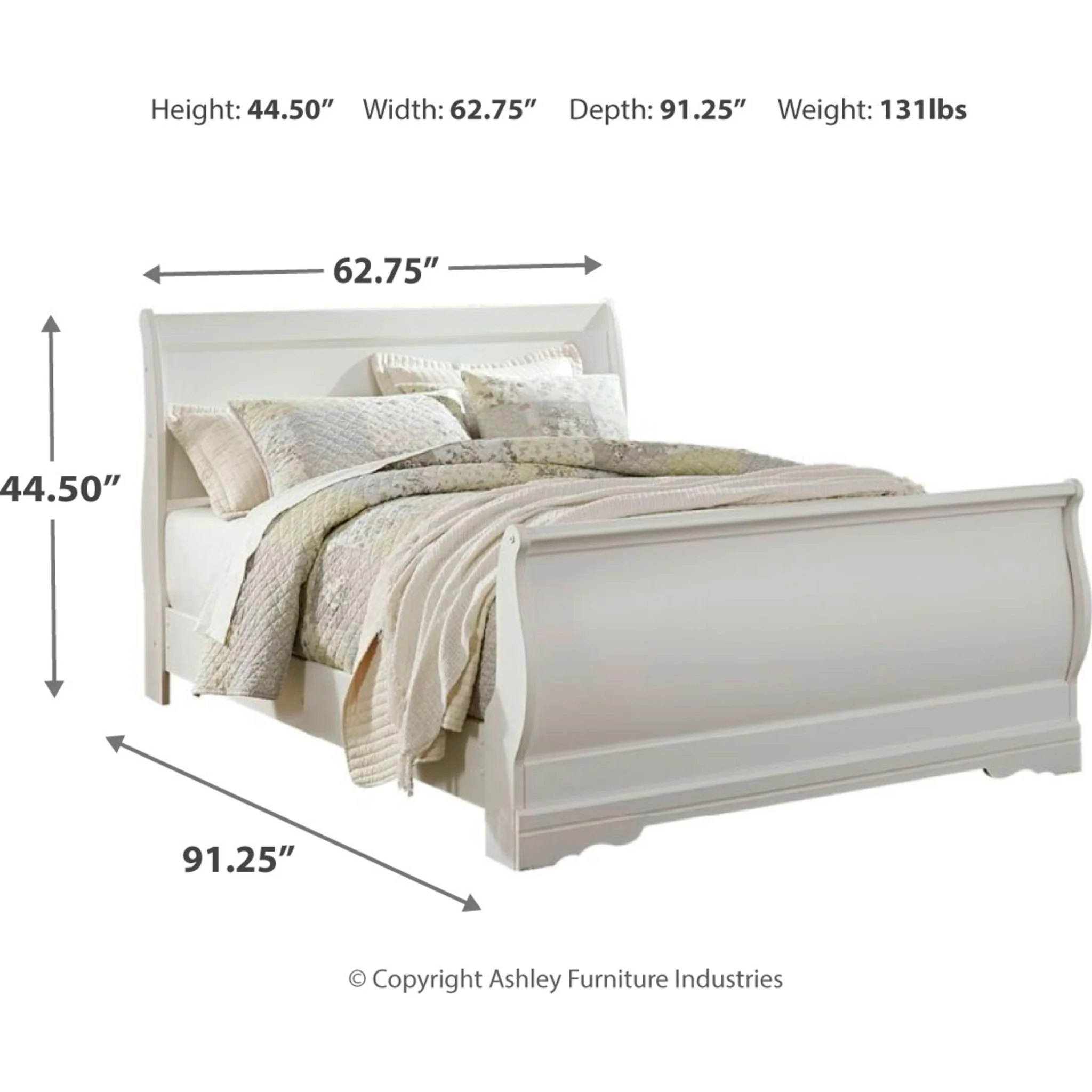 Anarasia Sleigh Bed - Image 12