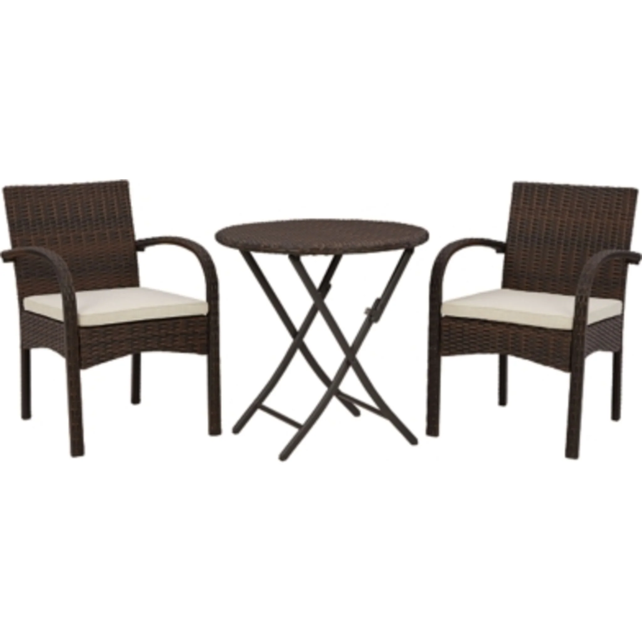 Outdoor Anchor Lane Table and Pair of Chairs Brown - Image 5