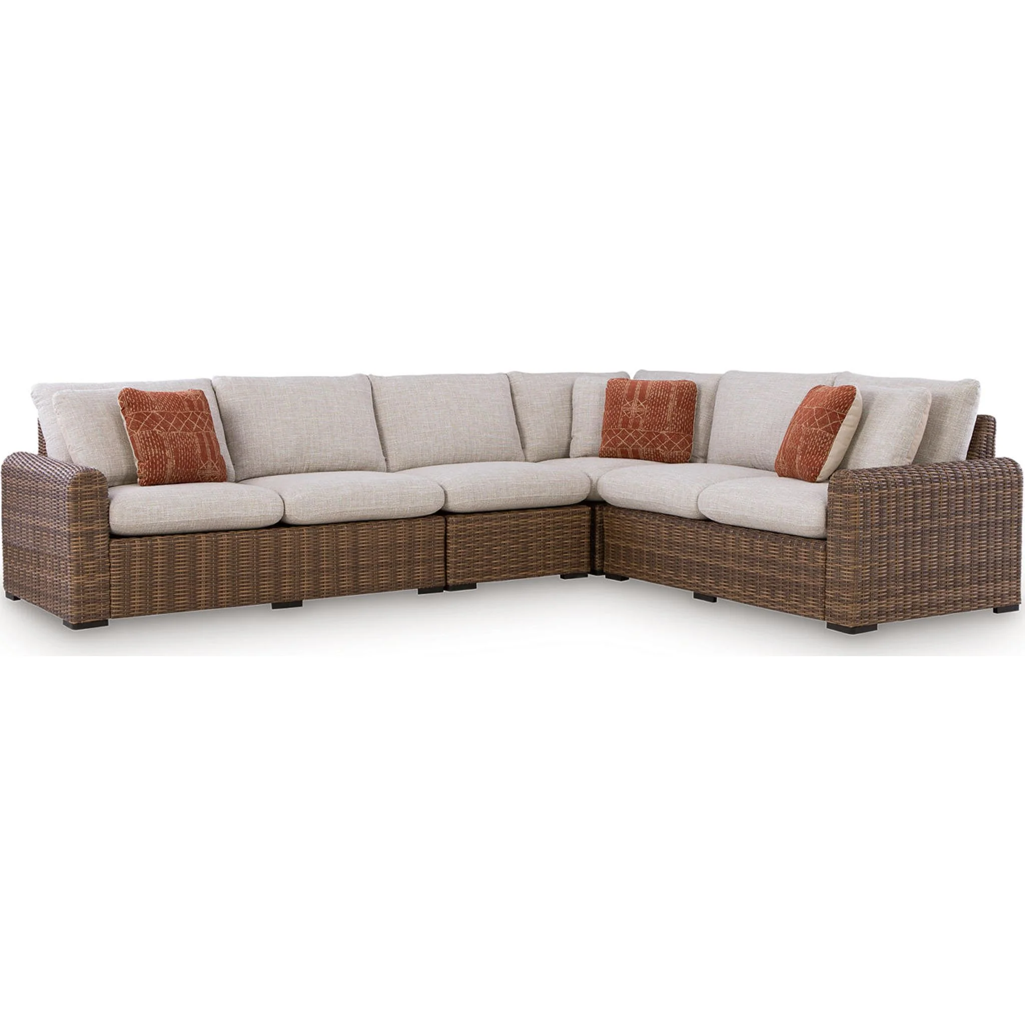 Angel Island 4 Piece Outdoor Modular Sectional - Image 3