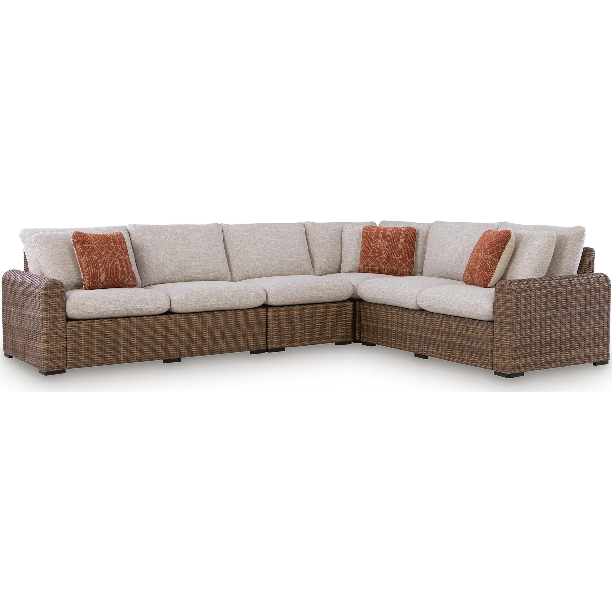 Angel Island 4 Piece Outdoor Modular Sectional - Image 5