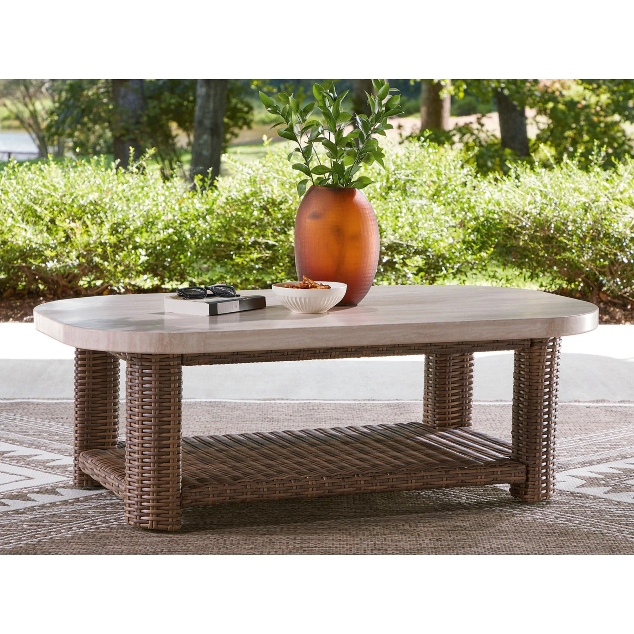 Angel Island Outdoor Coffee Table - Image 3