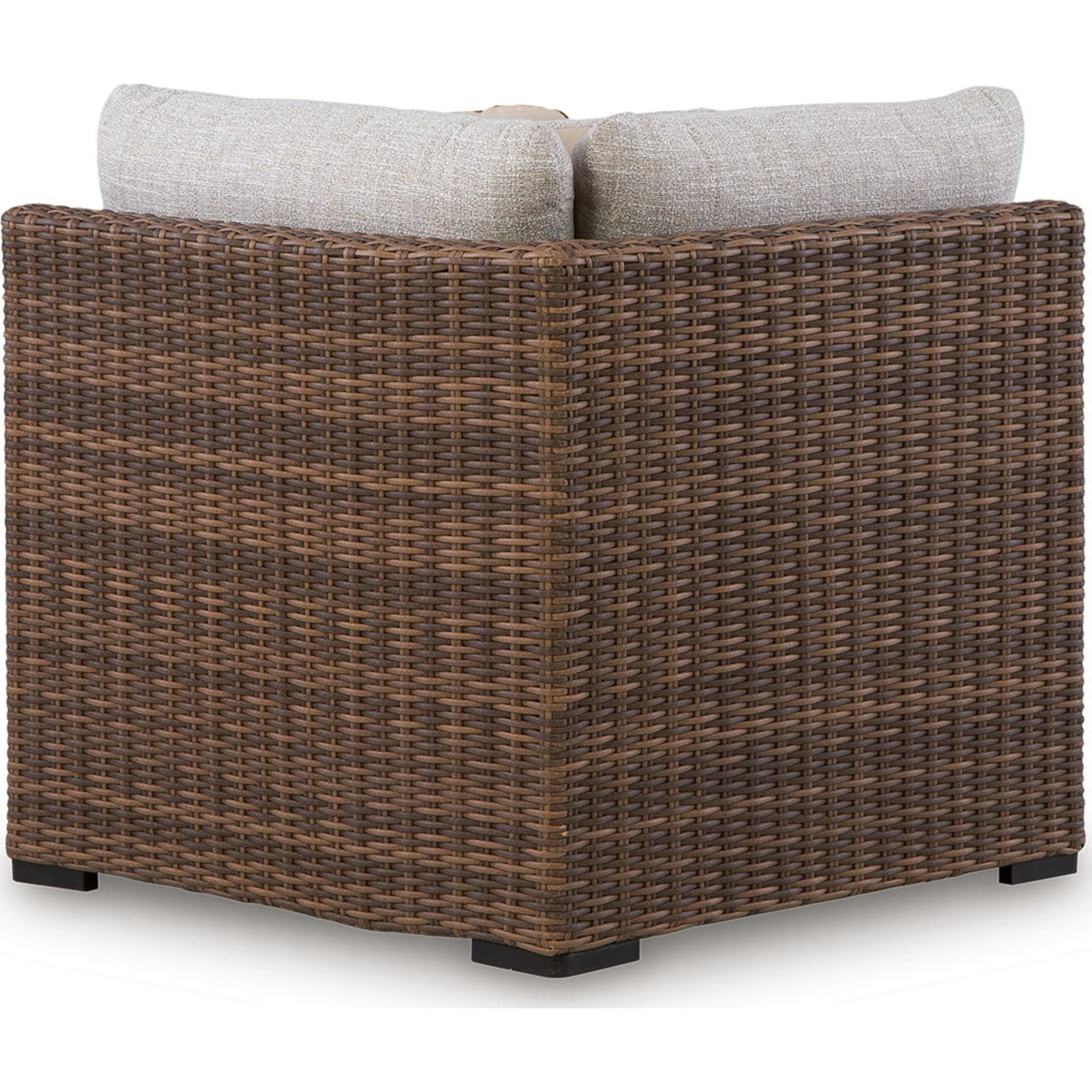 Angel Island Outdoor Modular Corner Chair with Cushion - Image 2
