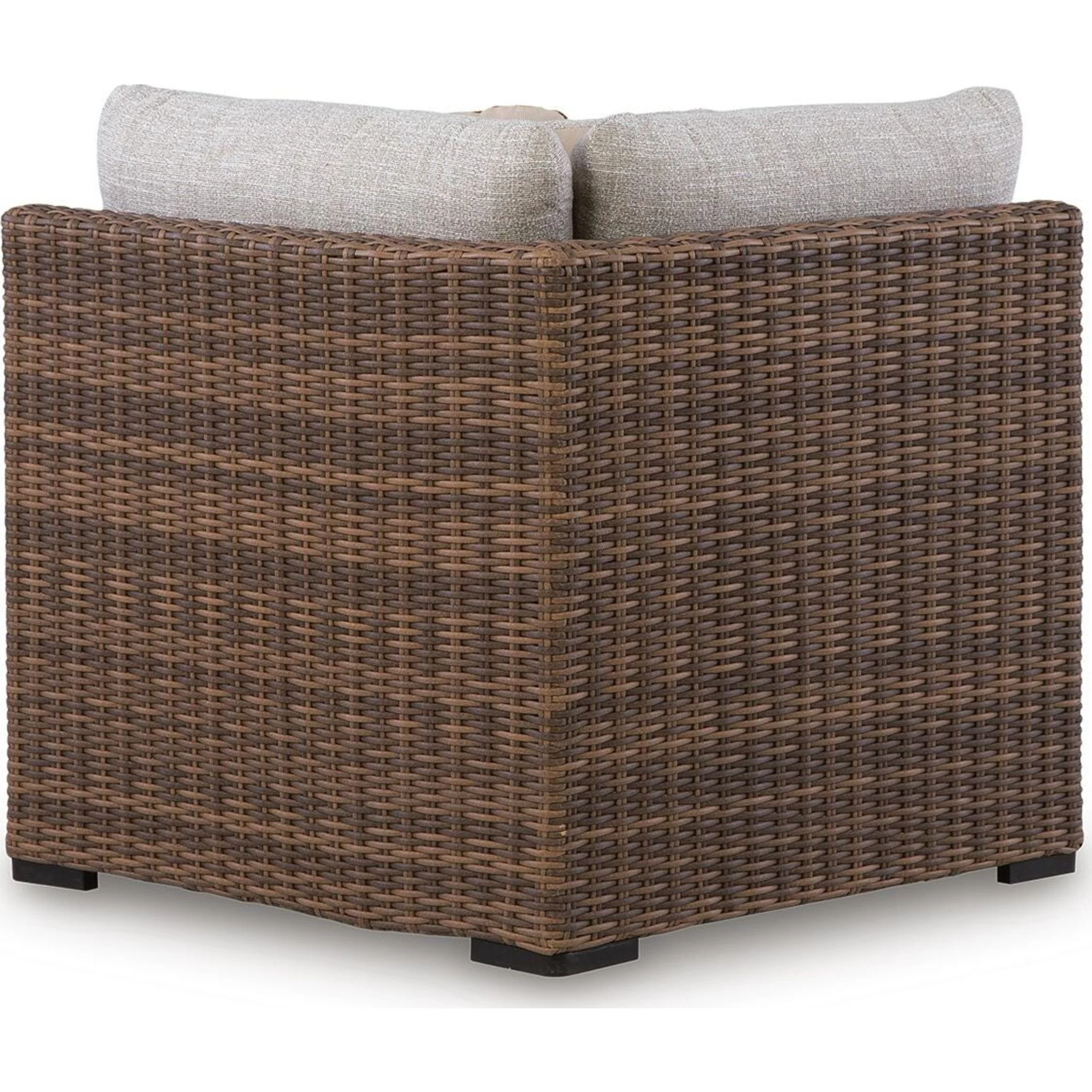Angel Island Outdoor Modular Corner Chair with Cushion - Image 3