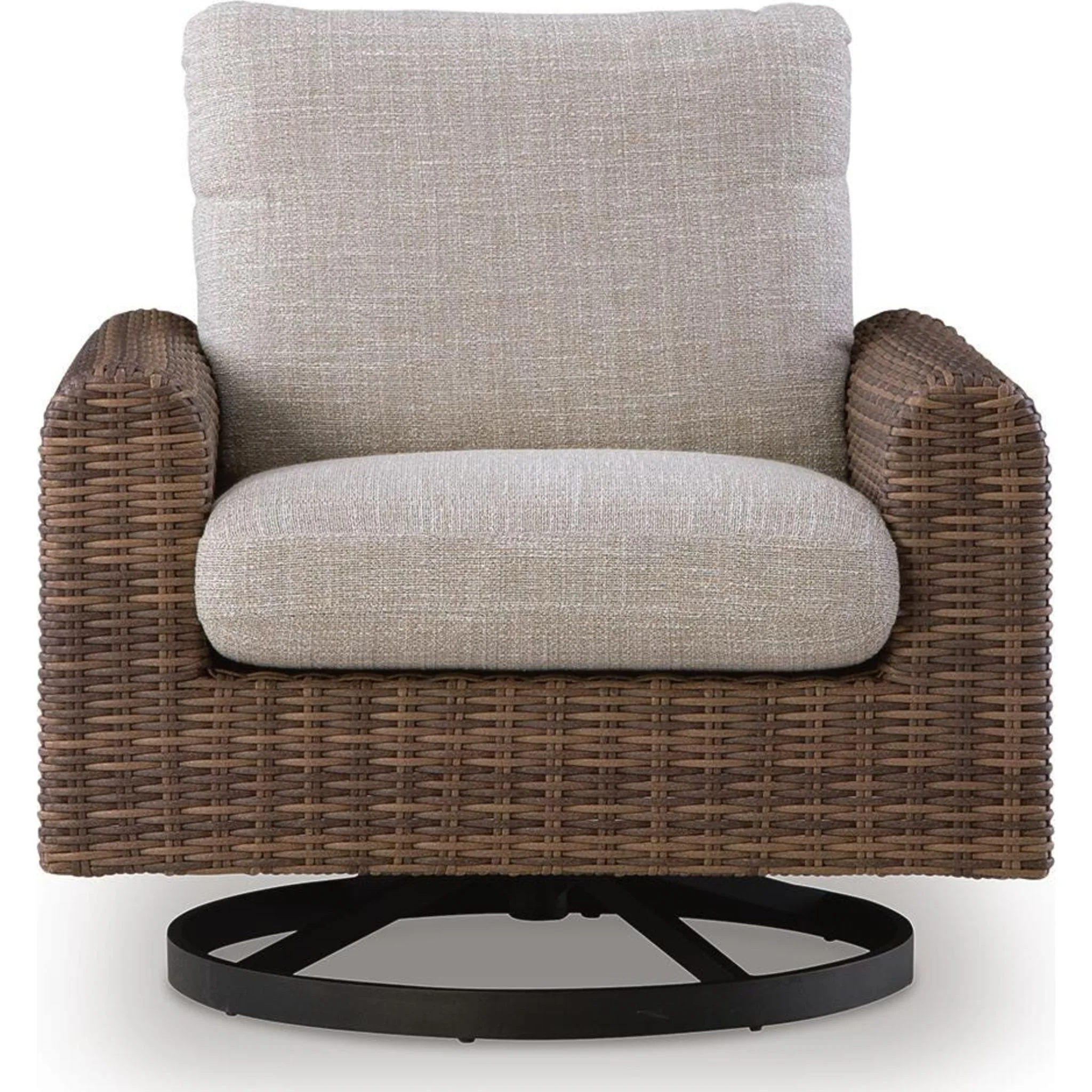 Angel Island Outdoor Swivel Lounge Chair with Cushion - Image 10