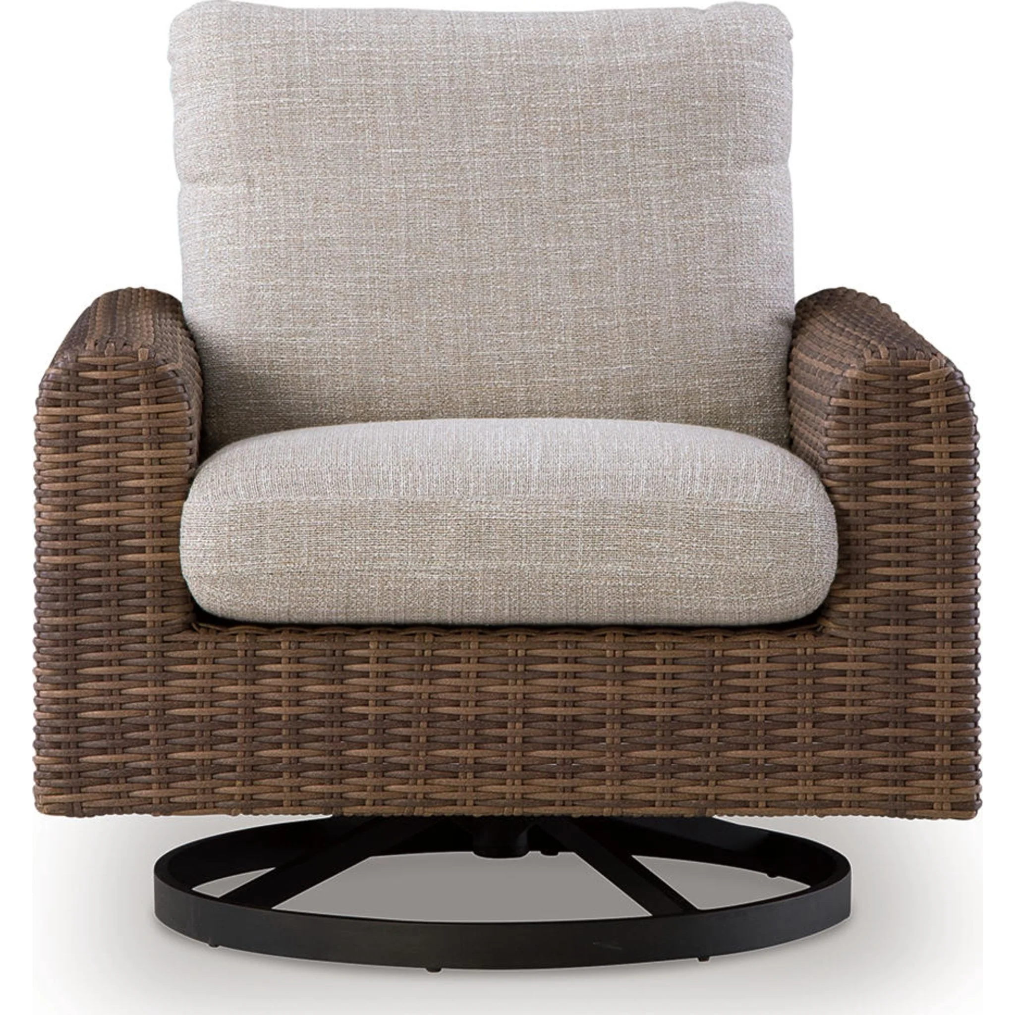 Angel Island Outdoor Swivel Lounge Chair with Cushion - Image 6