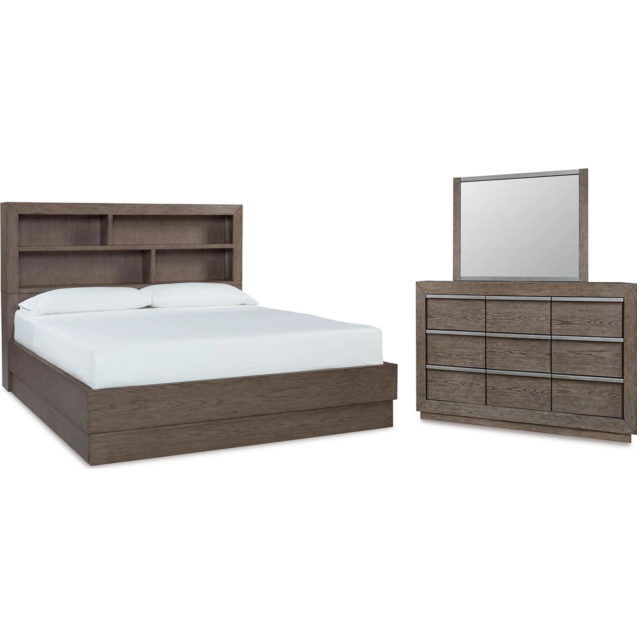 Anibecca 5 Piece Bookcase Bedroom - Image 13