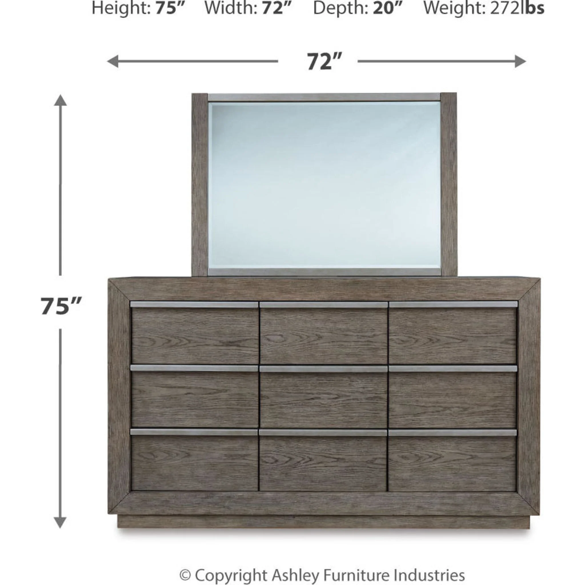 Anibecca 5 Piece Bookcase Bedroom - Image 14