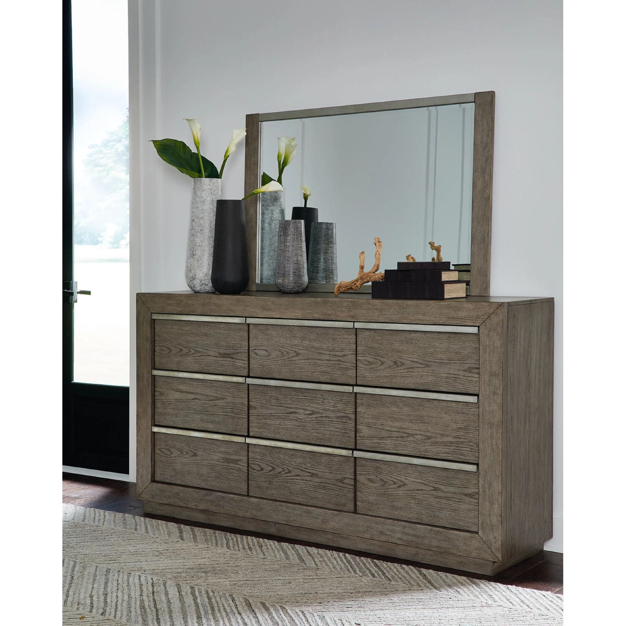 Anibecca Dresser and Mirror - Image 7