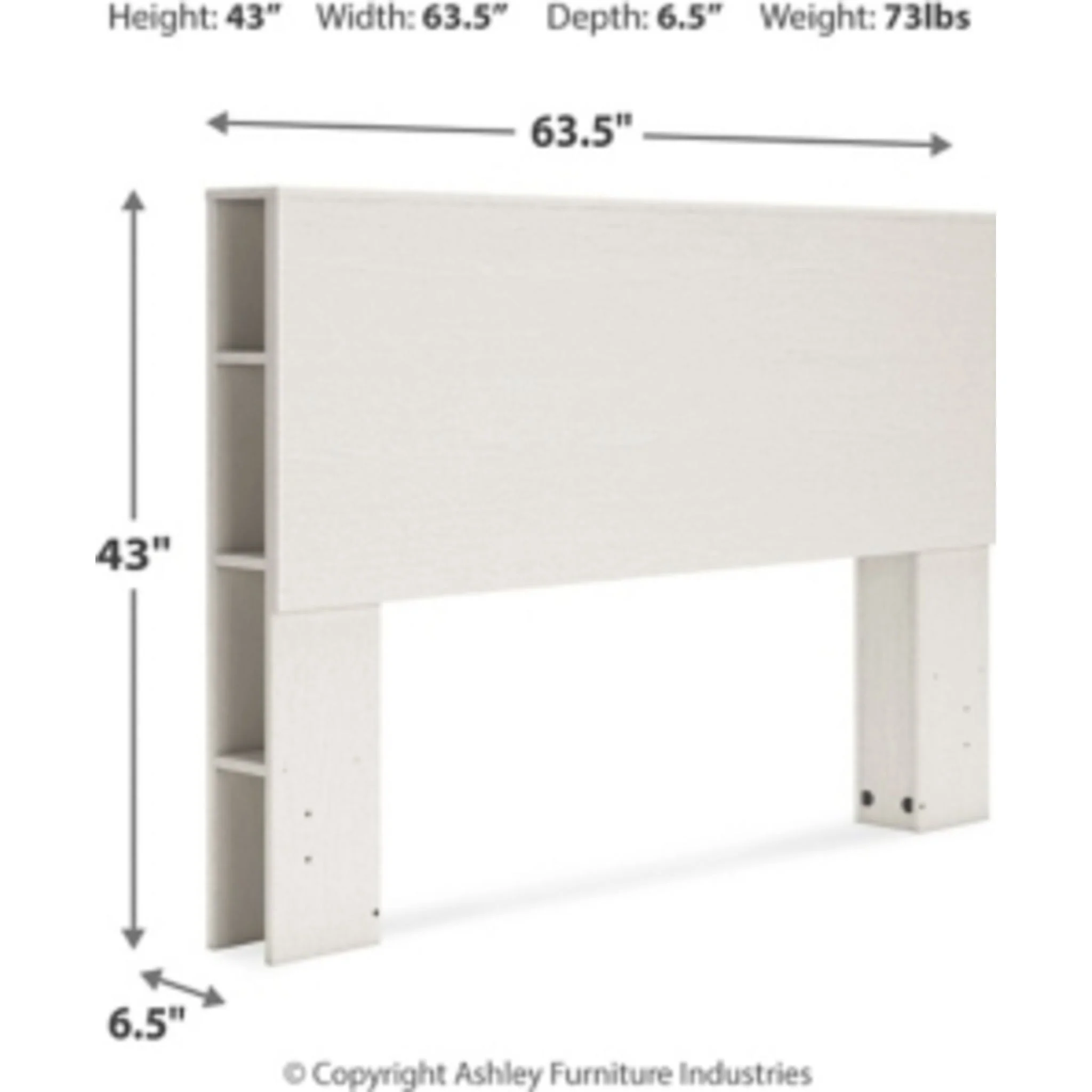 Aprilyn Queen Bookcase Headboard - Image 3