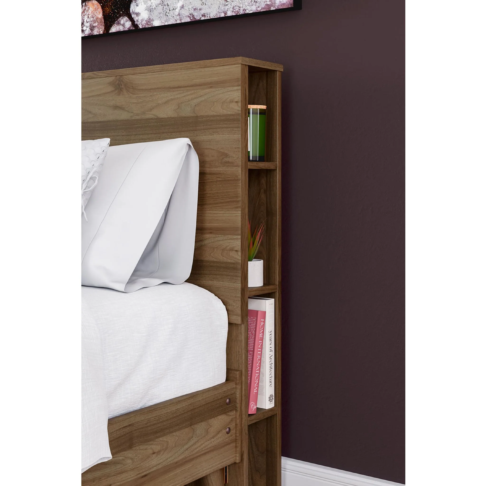 Aprilyn Queen Bookcase Headboard - Image 2