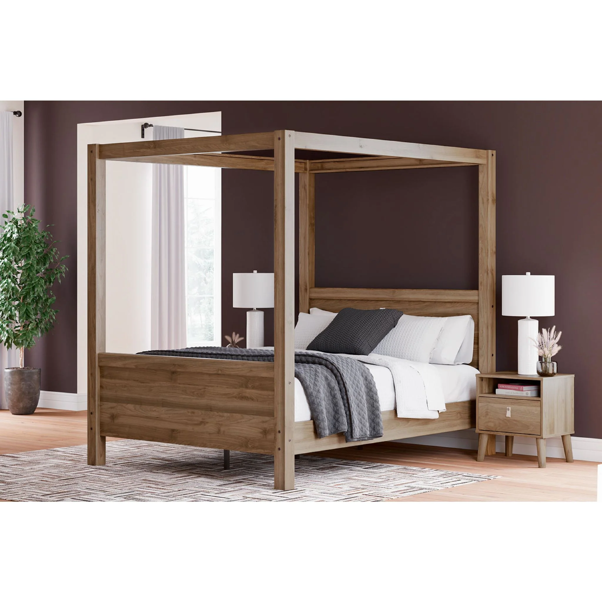 Aprilyn Queen Canopy Bed - Image 12