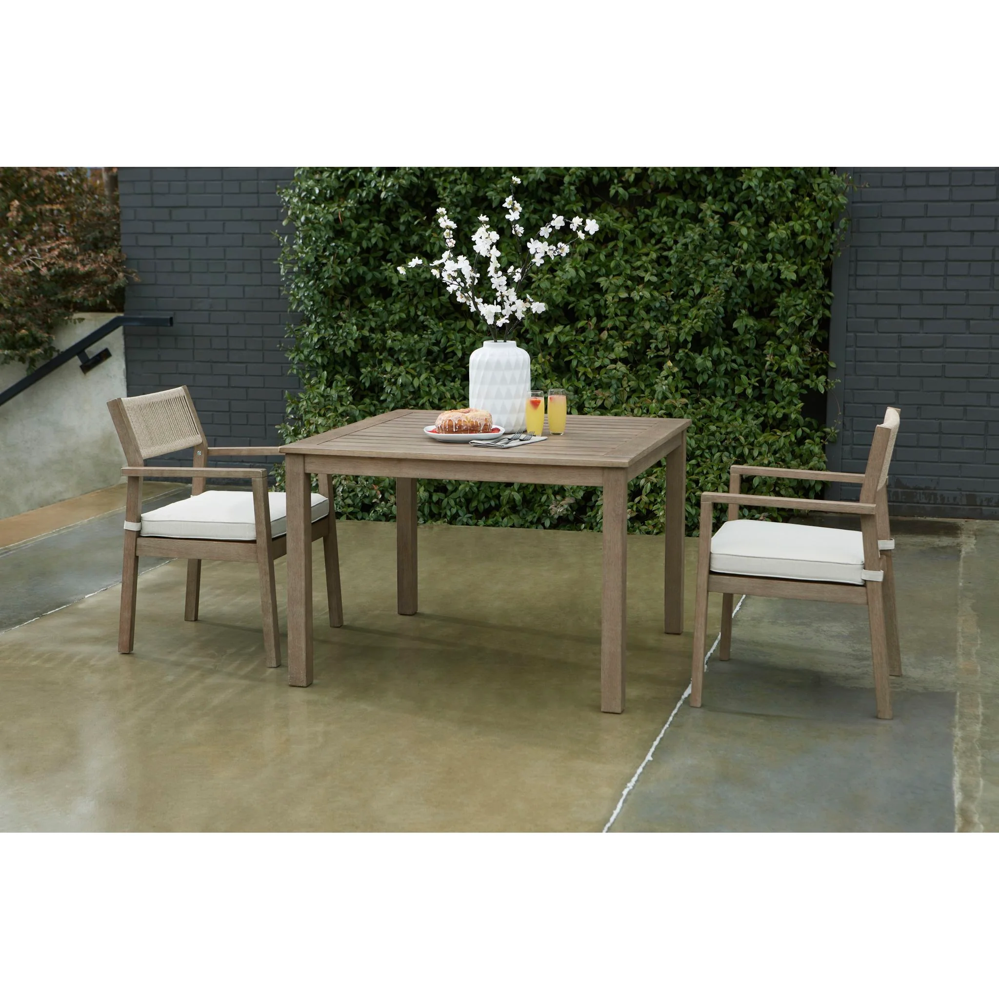 Aria Plains Outdoor Rectangle Dining Table - Image 2