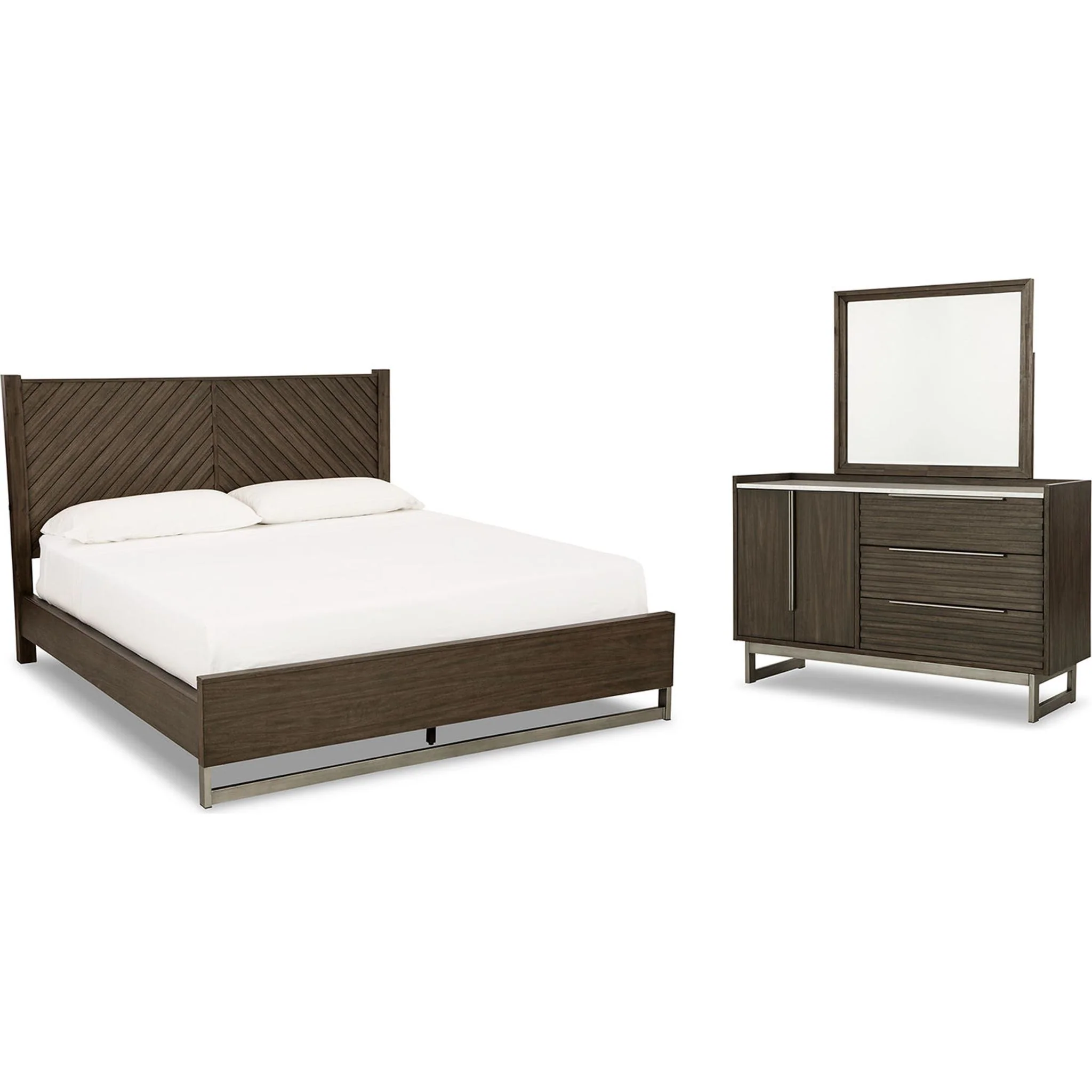 Arkenton 5 Piece Queen Panel Bedroom - Image 2