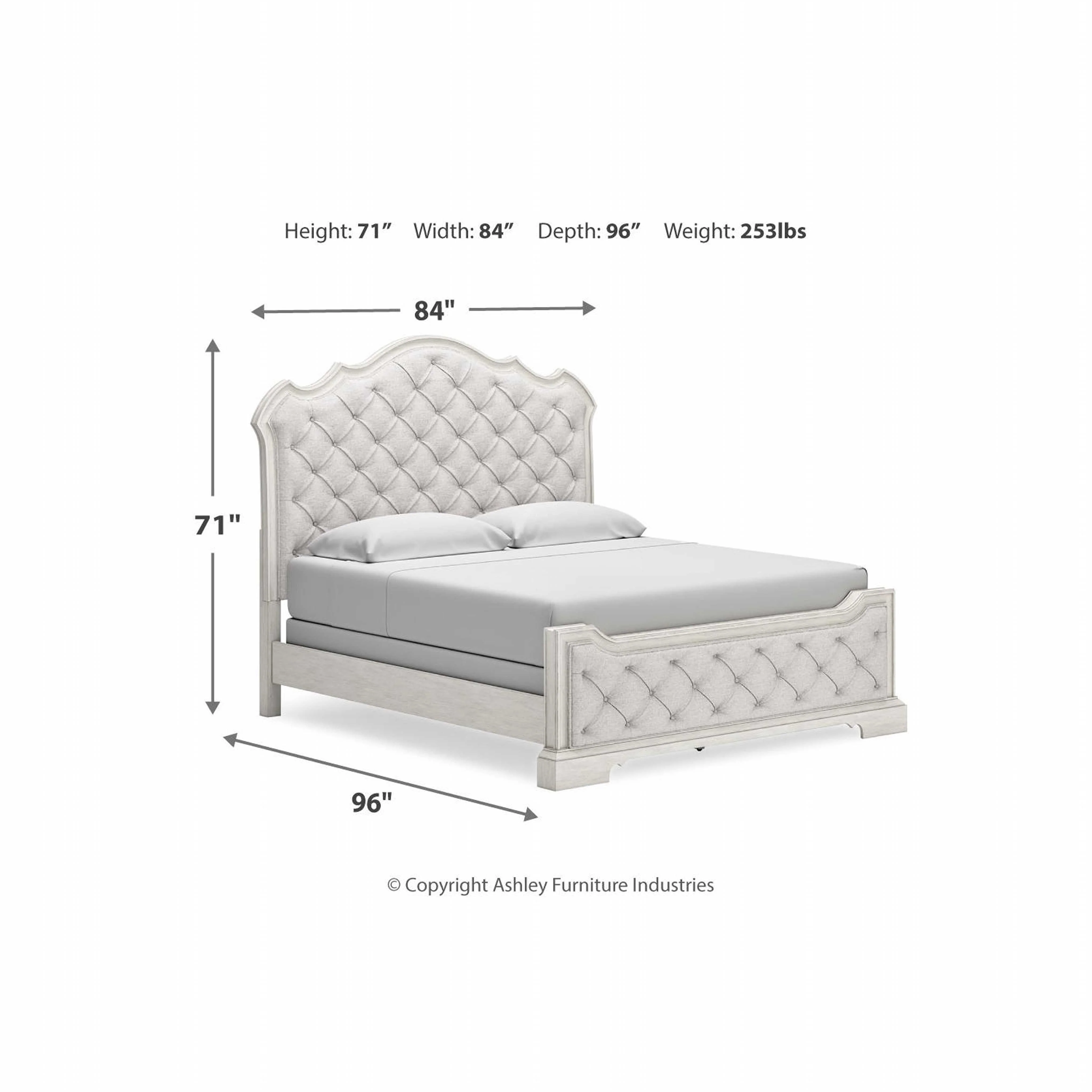 Arlendyne 5 Piece Panel Bedroom - Image 24