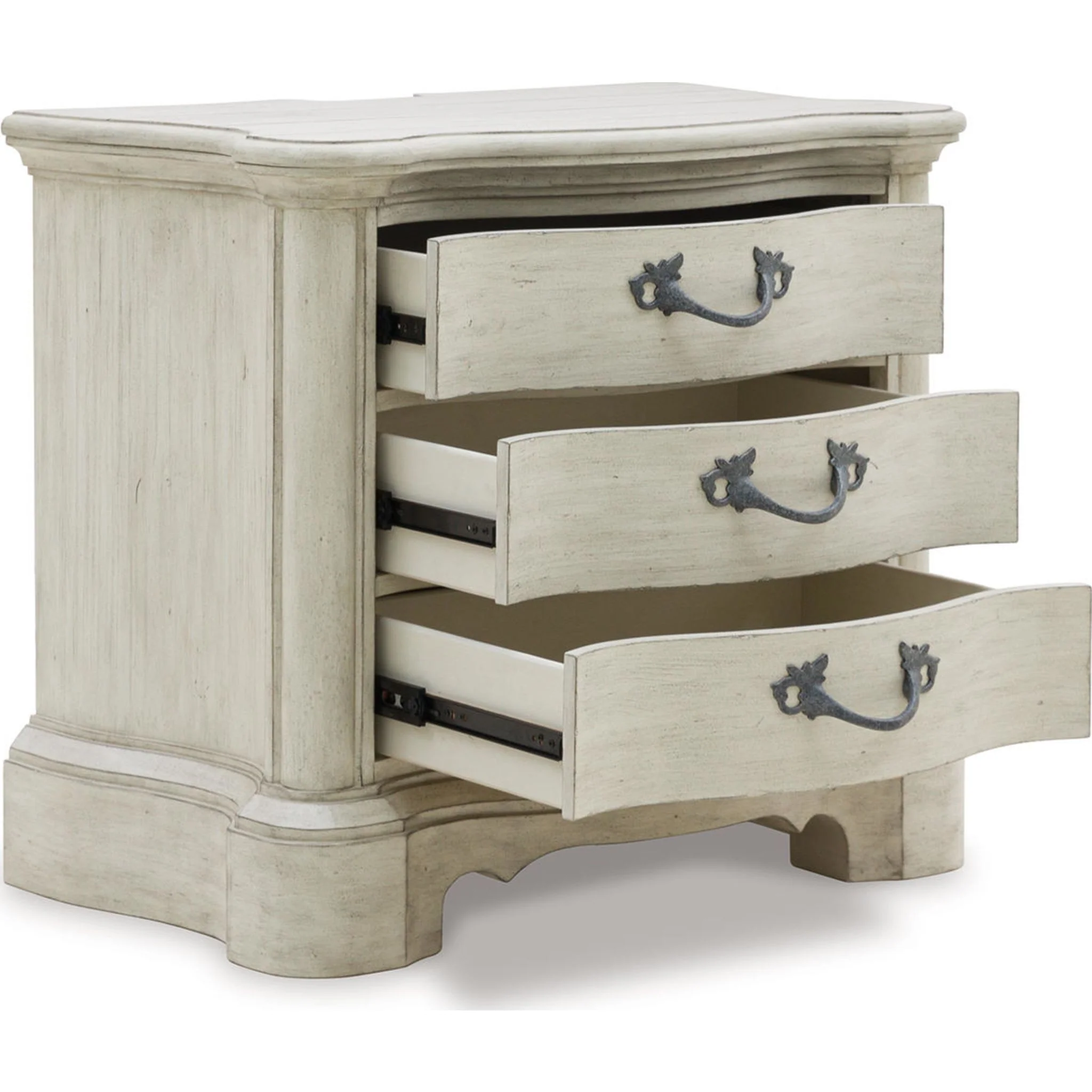 Arlendyne Three Drawer Nightstand - Image 3