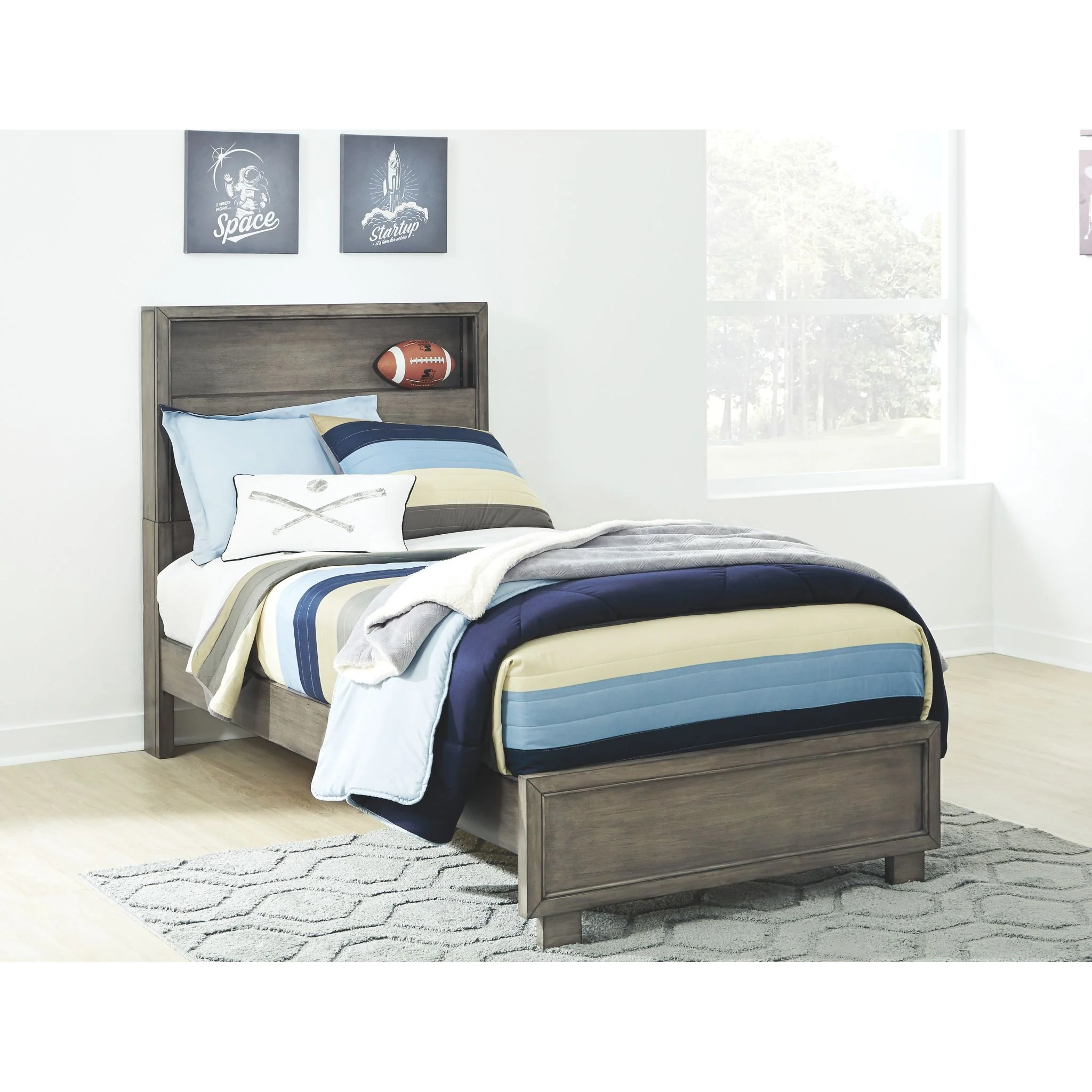 Arnett 3 Piece Full Panel Bed - Image 4