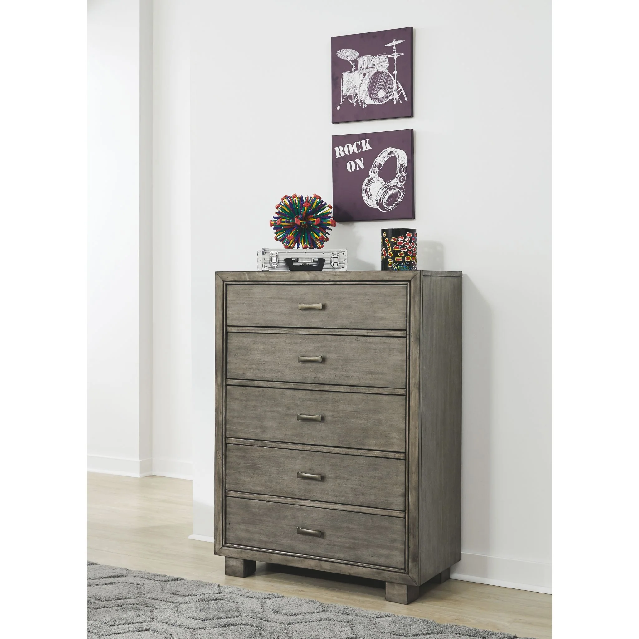 Arnett 8 Piece Full Bookcase Bed Bedroom Package - Image 3