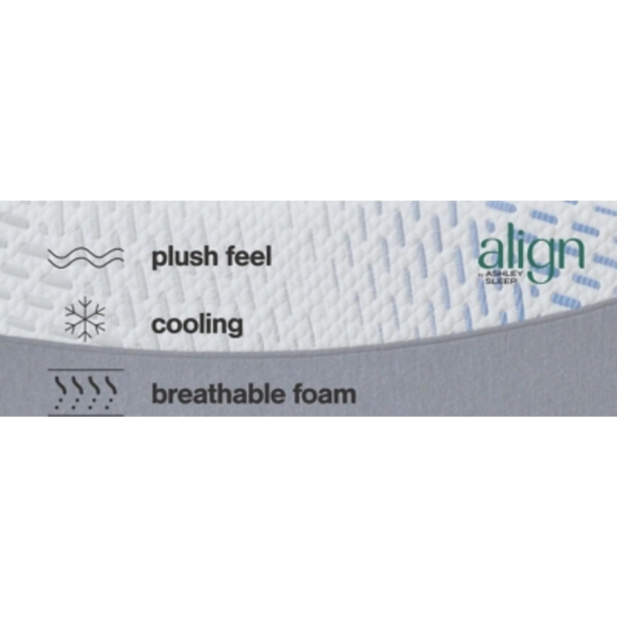 Ashley Sleep Align Plush Gel Latex and Memory Foam - Image 7