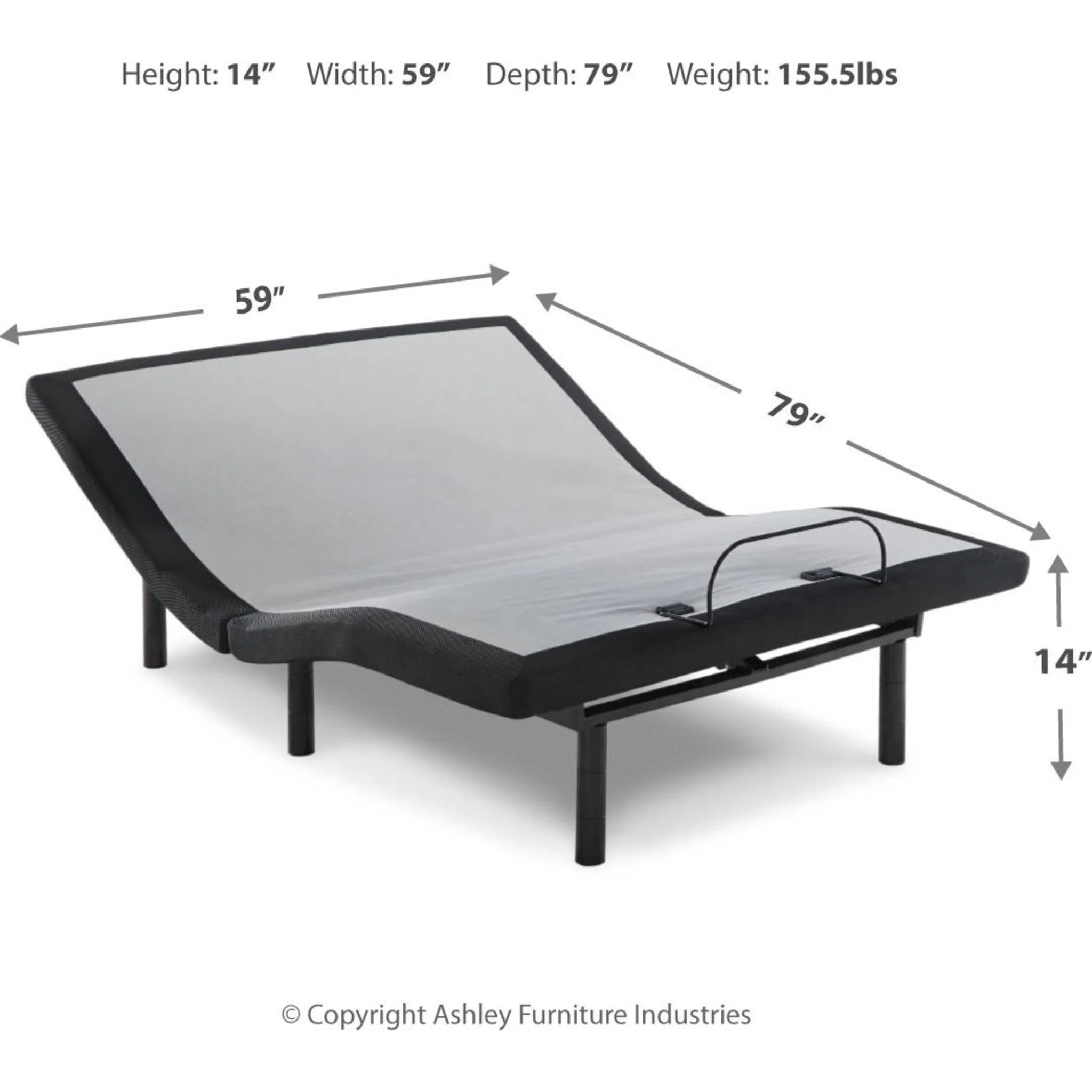Ashley Sleep Best Lifestyle Adjustable Bed 14 inch - Image 21