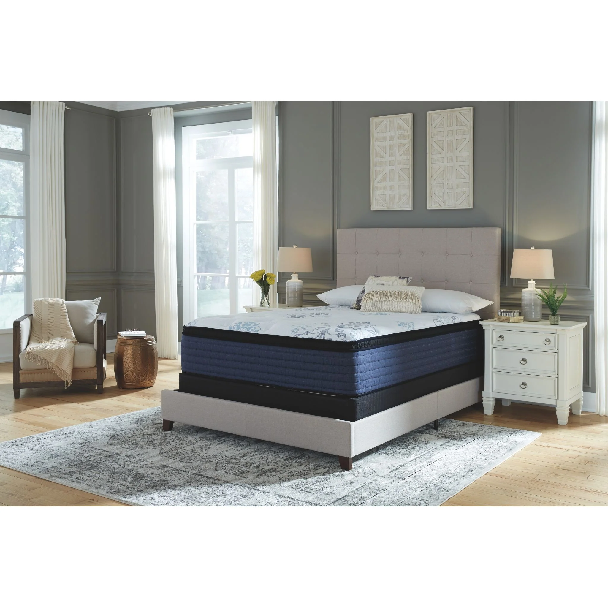 Ashley Sleep Bonita Springs Euro Top Innerspring 17 inch Mattress In A Box - Image 2