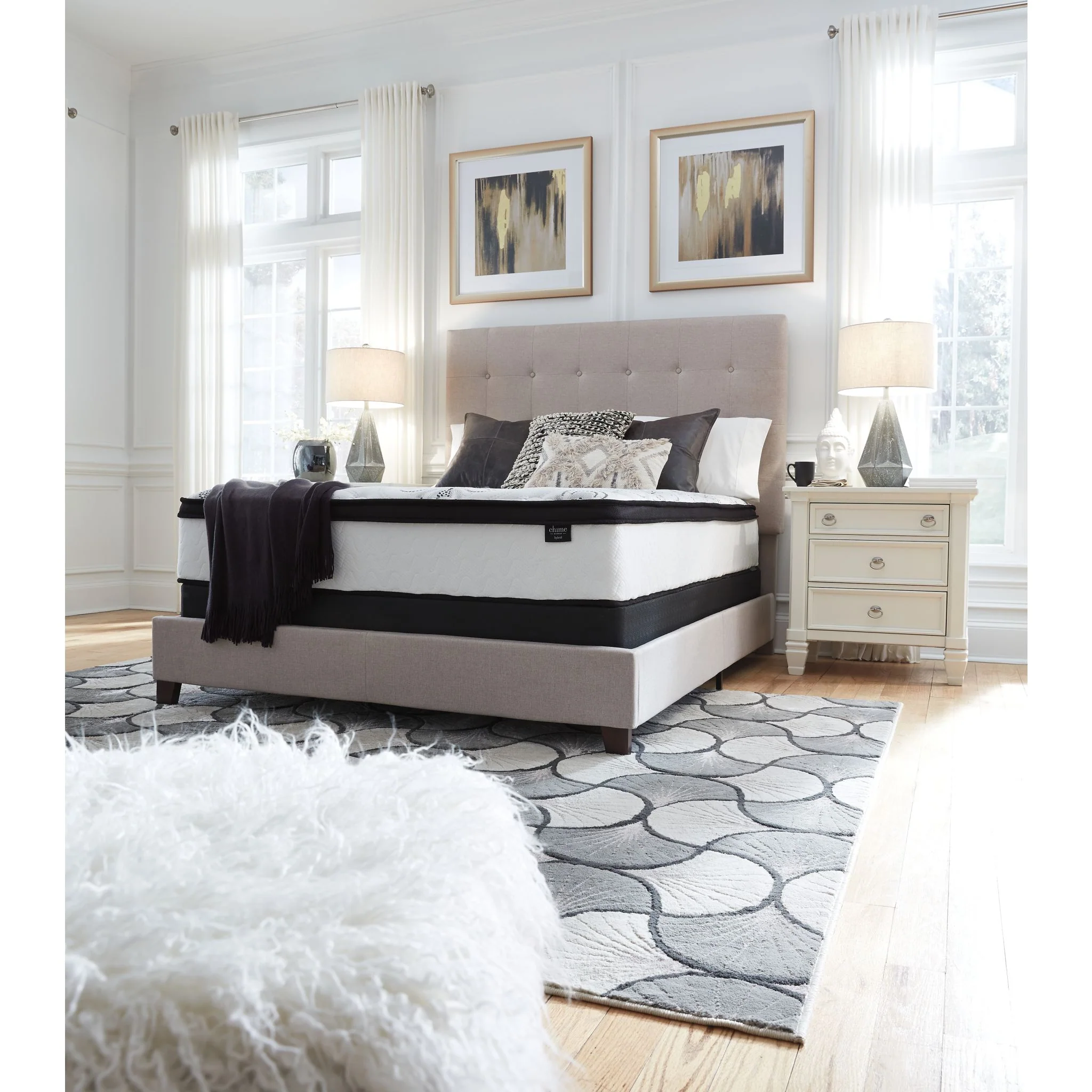 Ashley Sleep Chime 12 Inch Hybrid Mattress - Image 12