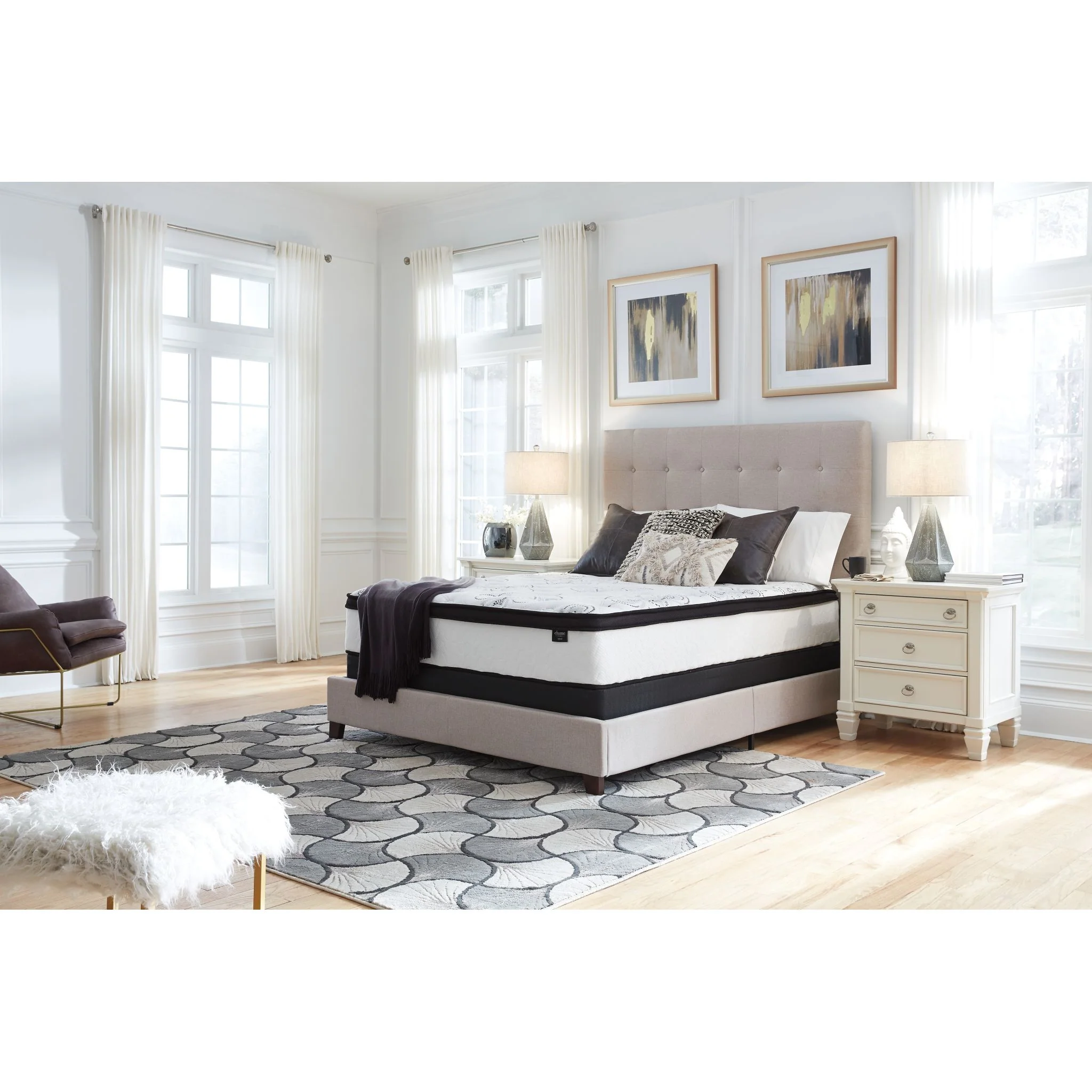 Ashley Sleep Chime 12 Inch Hybrid Mattress - Image 2