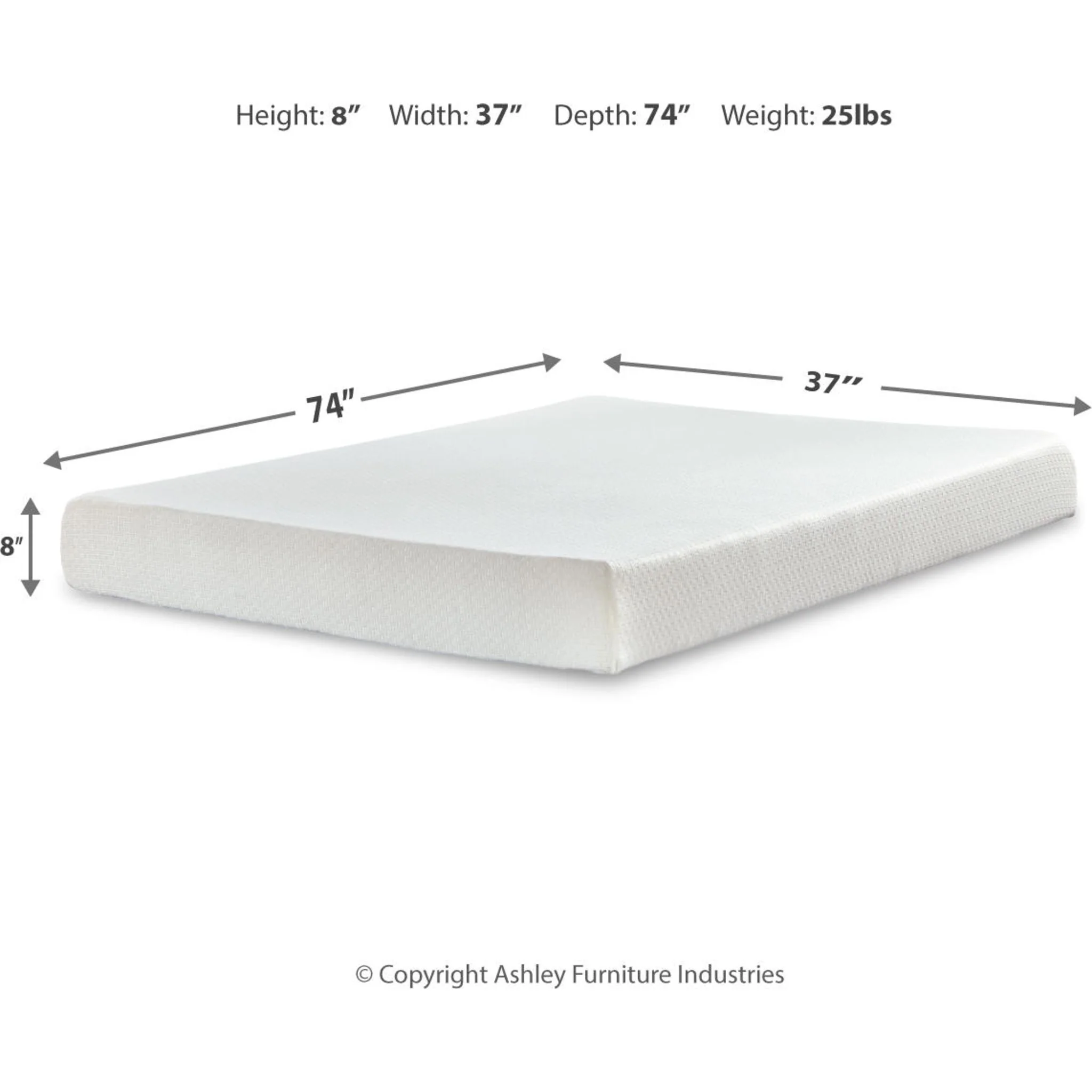Ashley Sleep Chime 8 inch Memory Foam Mattress In A Box - Image 43