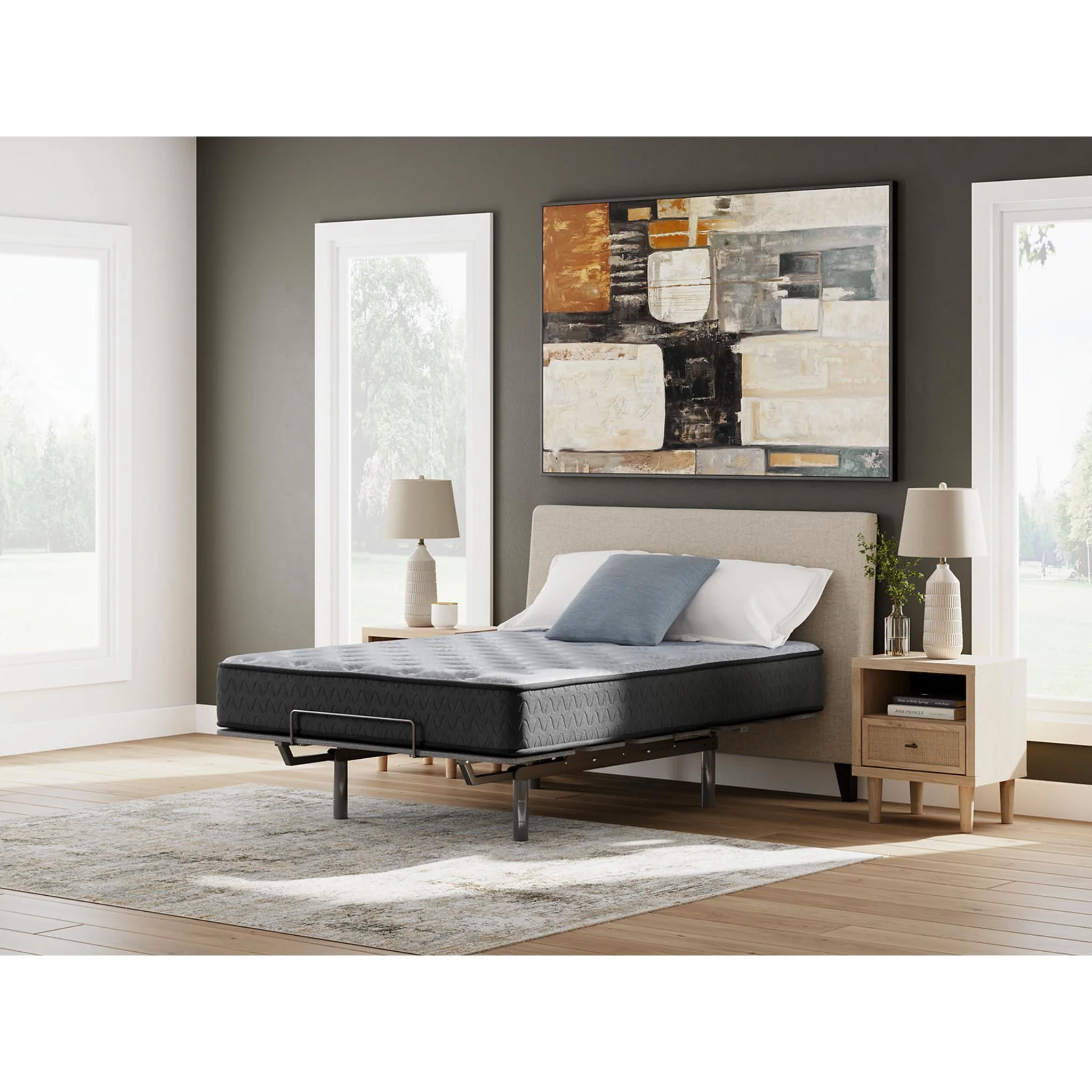 Ashley Sleep Comfort Plus Gray Mattress - Image 11