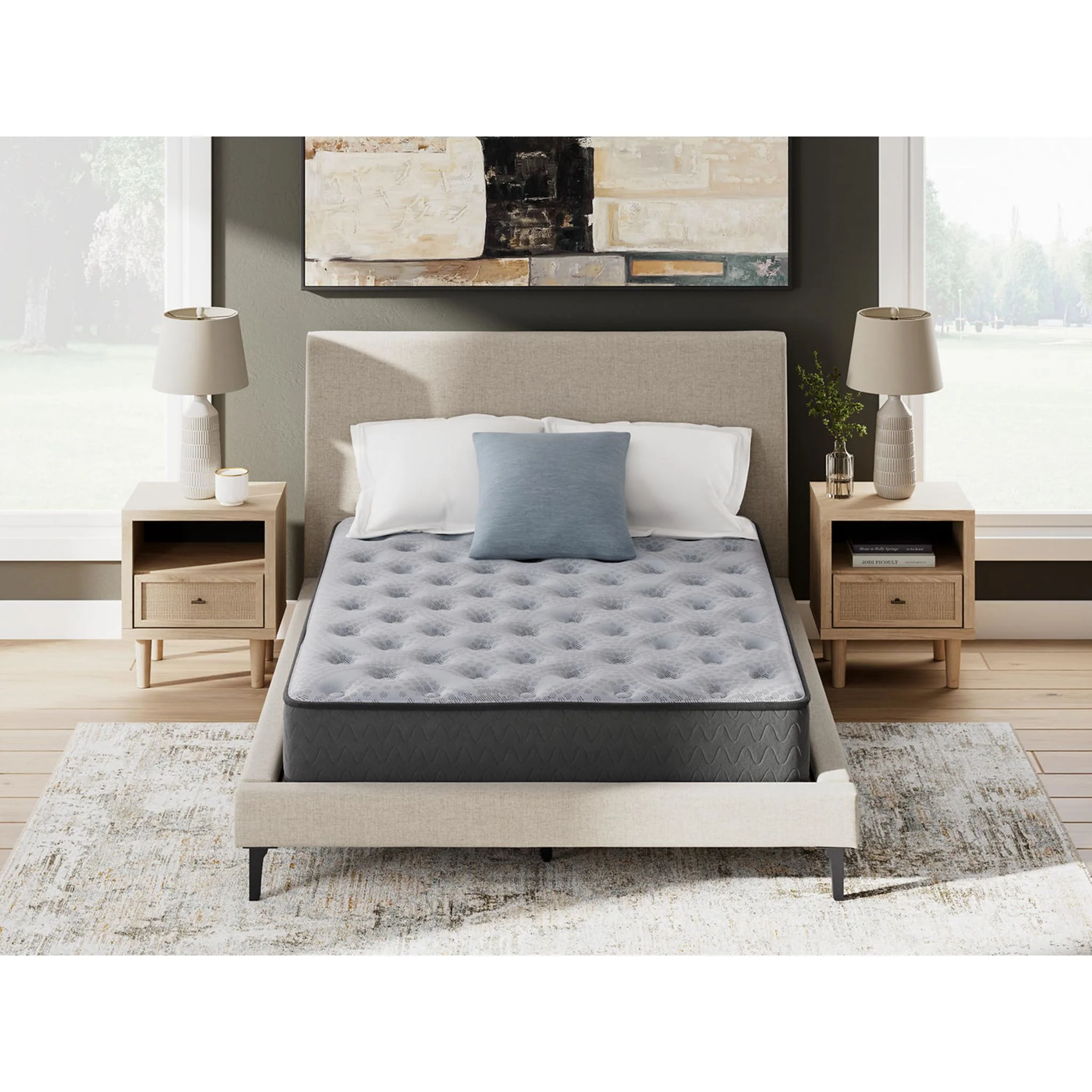 Ashley Sleep Comfort Plus Gray Mattress - Image 4