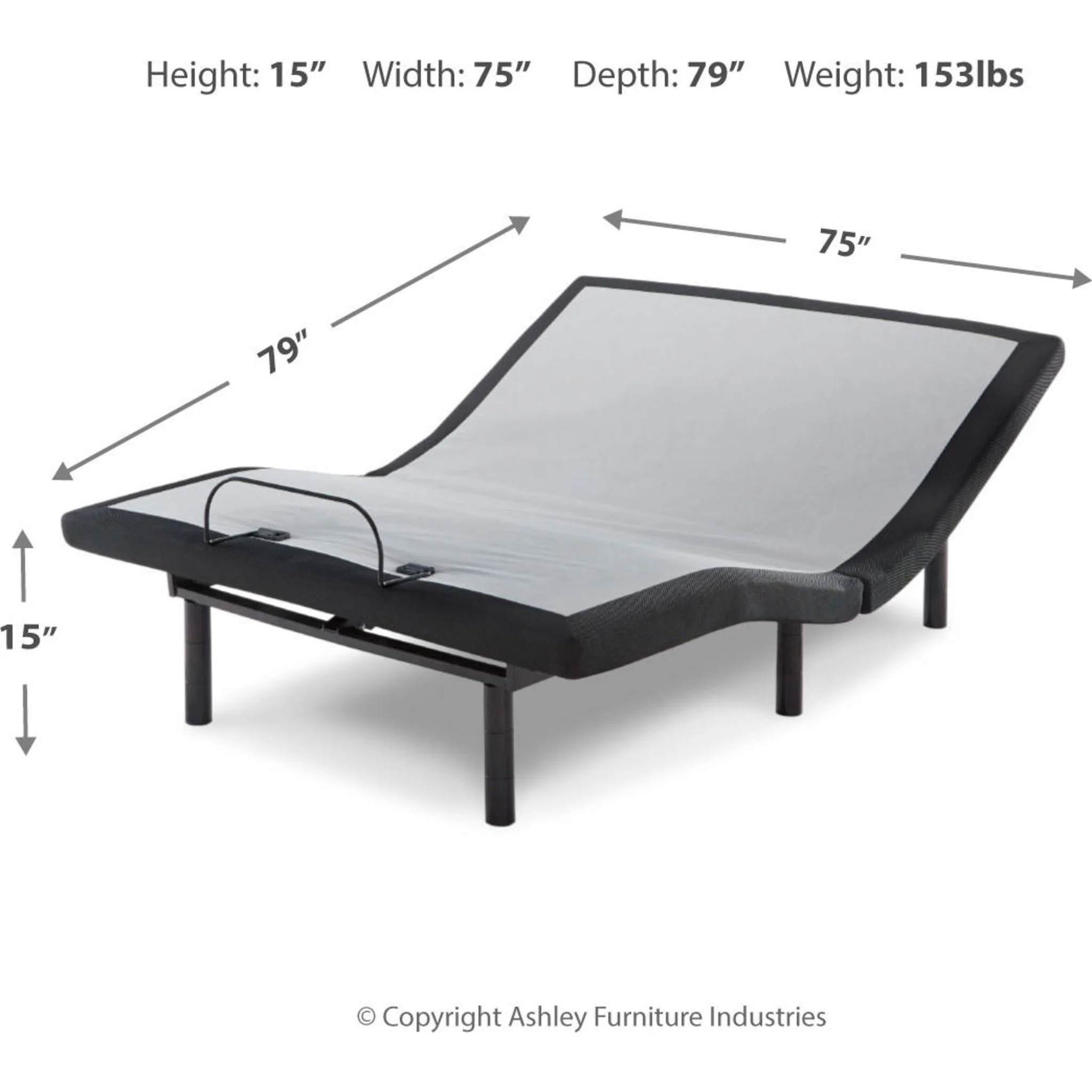 Ashley Sleep Good Lifestyle Adjustable Bed 15 inch - Image 15