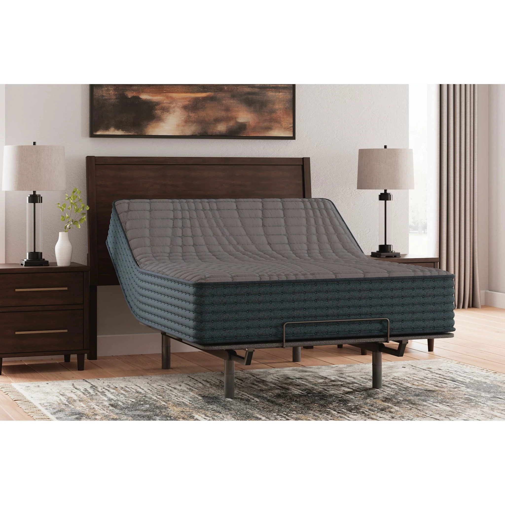 Ashley Sleep Gray 1200 Hybrid Mattress - Image 15