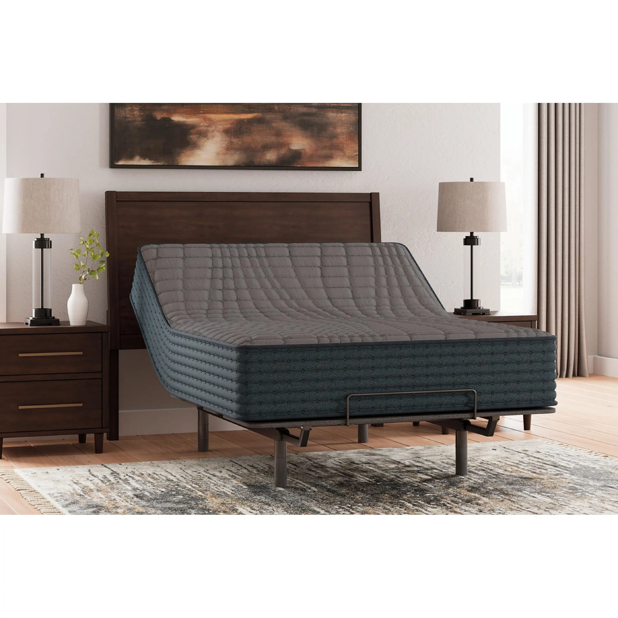 Ashley Sleep Gray 1200 Hybrid Mattress - Image 29